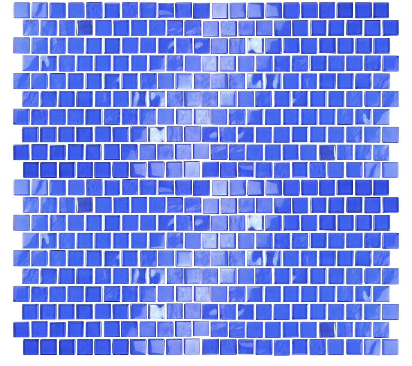 Abolos Landscape 1 in. x 1 in. Translucent Glass Plastic Face Mounted Brick Mosaic Designer Pool Tile