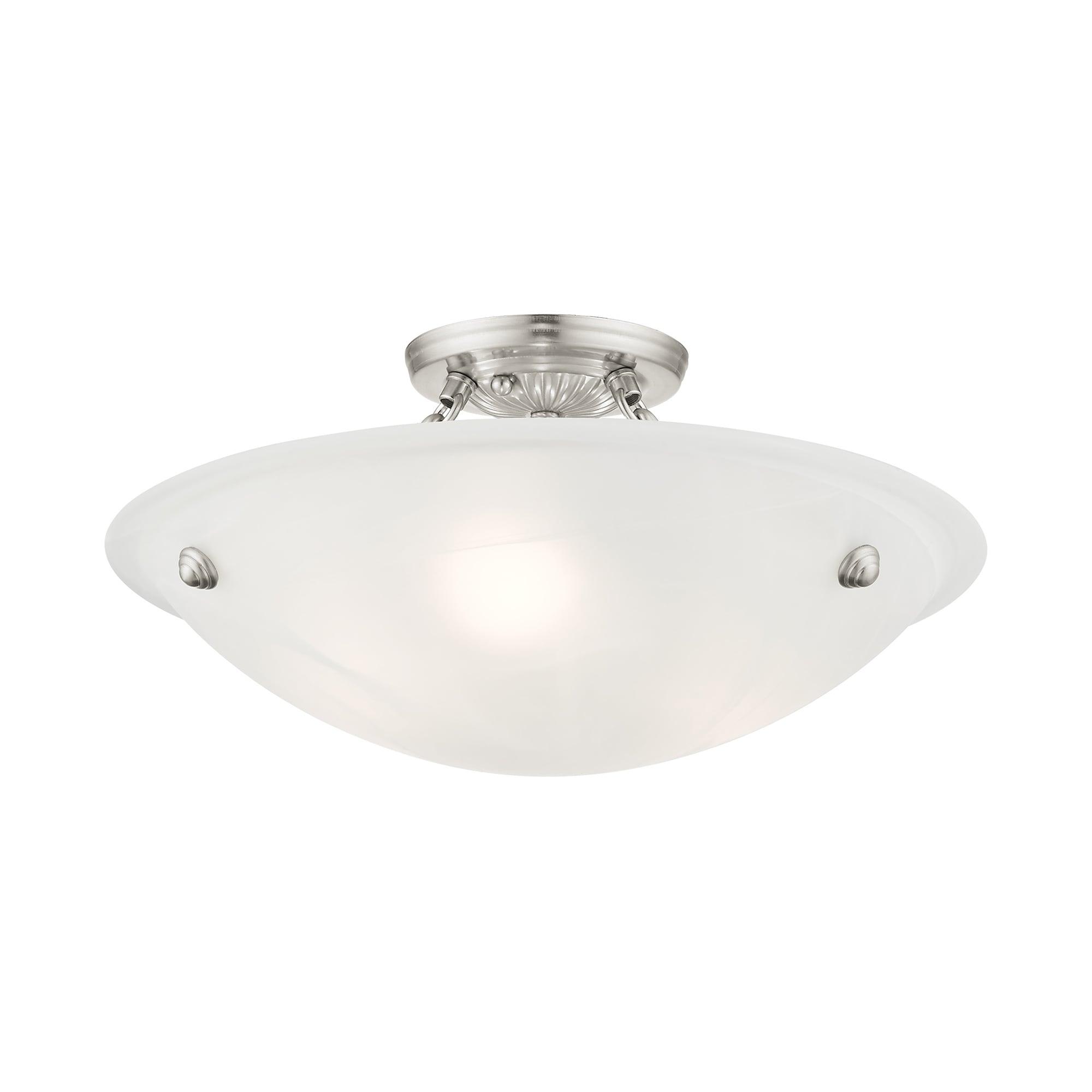 Livex Lighting - Oasis - 3 Light Flush Mount in Contemporary Style - 16 Inches