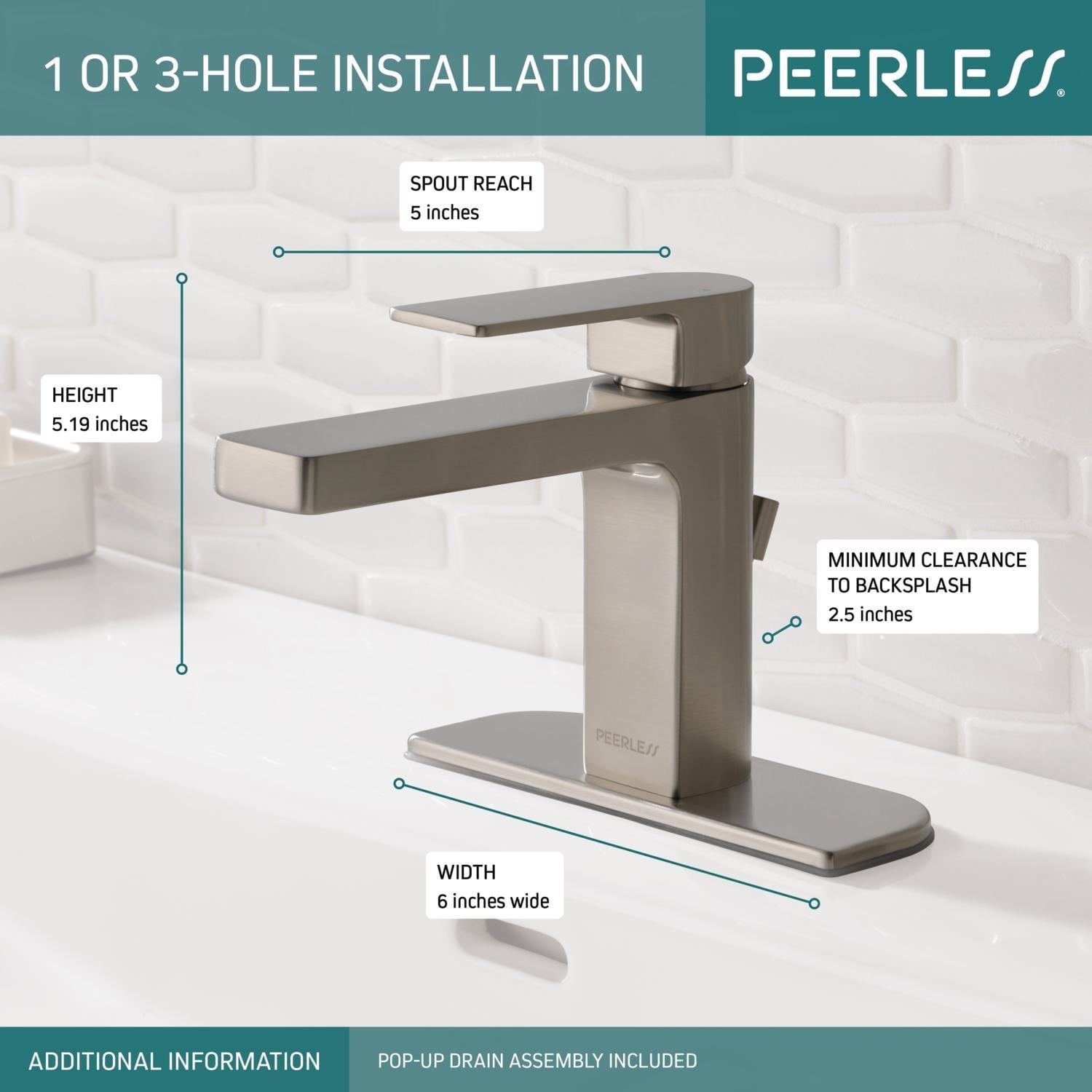 Xander Single-Hole Bathroom Faucet with Drain Assembly