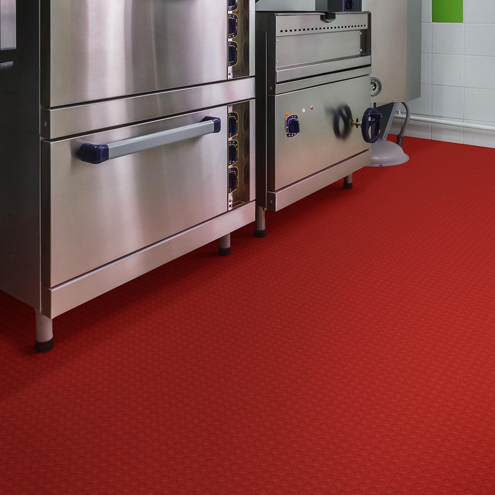 Red Coin Top 20.5-in x 0.25-in Interlocking Tiles (Case 8)