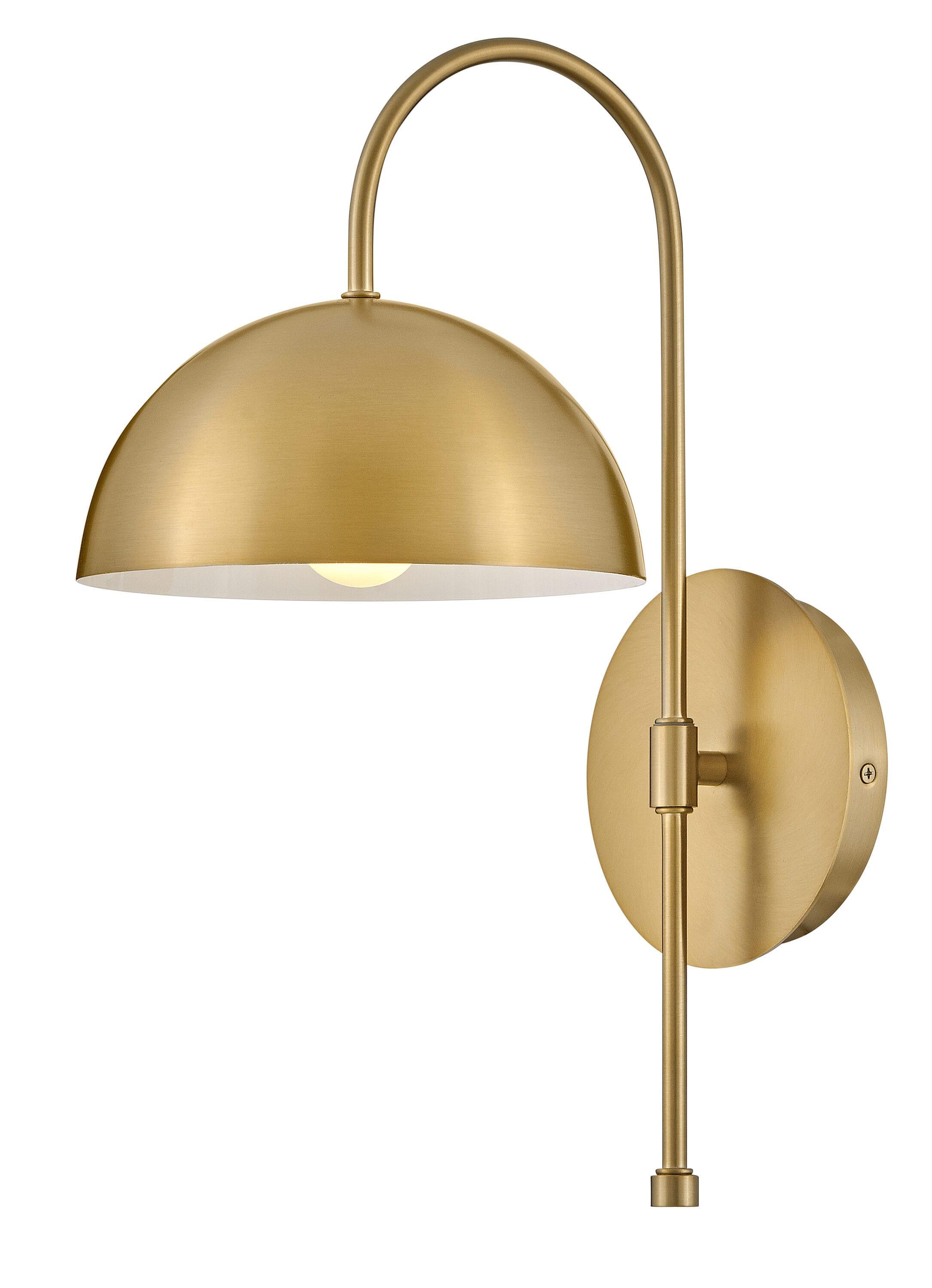 Lark Lou 1 - Light Sconce in  Lacquered Brass