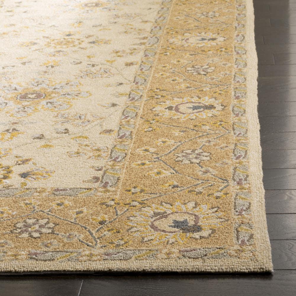 Easy Care EZC751 Hand Hooked Area Rug - Ivory/Beige - 6'x9' - Safavieh.