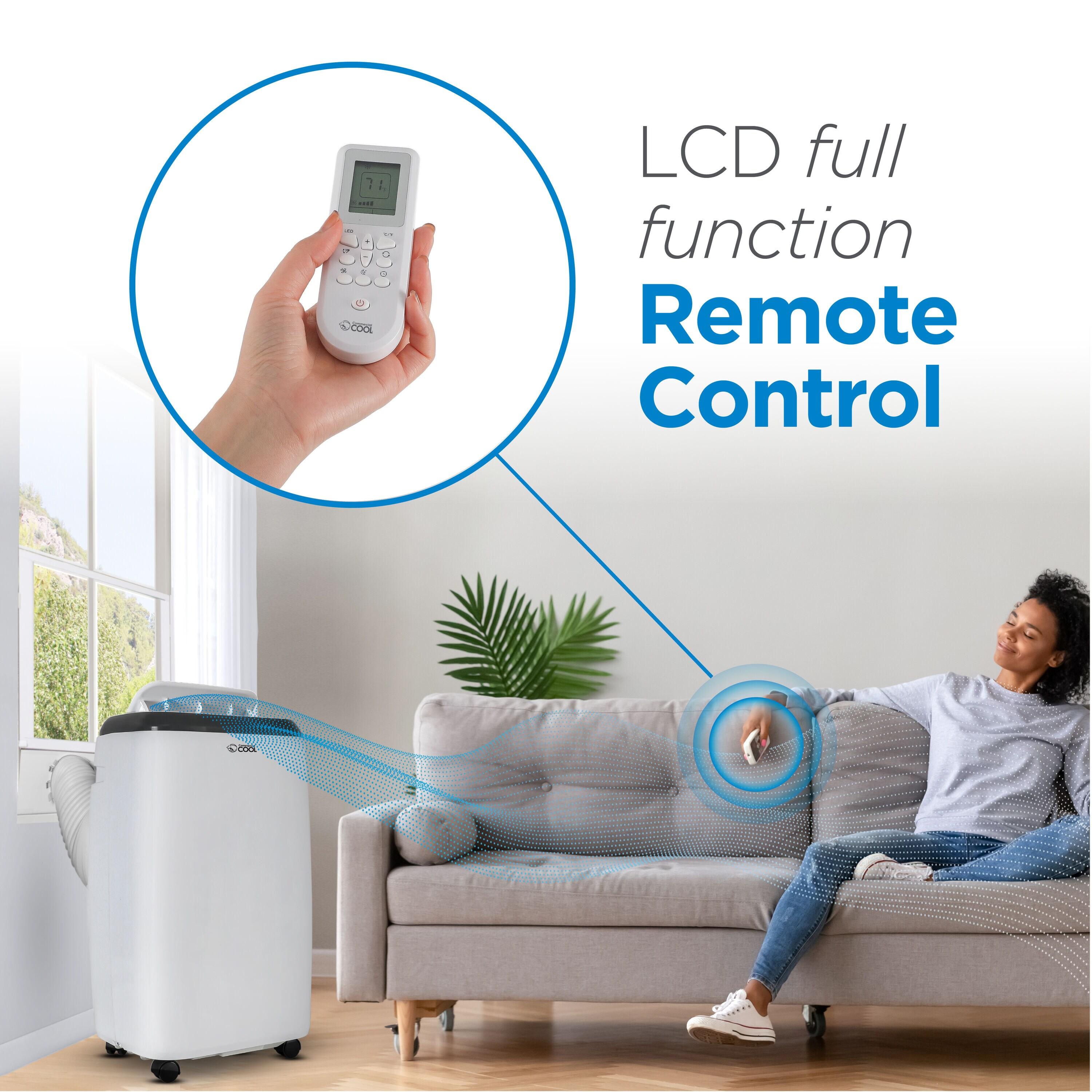 Commercial Cool 8,000 BTU SACC/CEC Portable Air Conditioner with Heat, 12,000 BTU ASHRAE 128