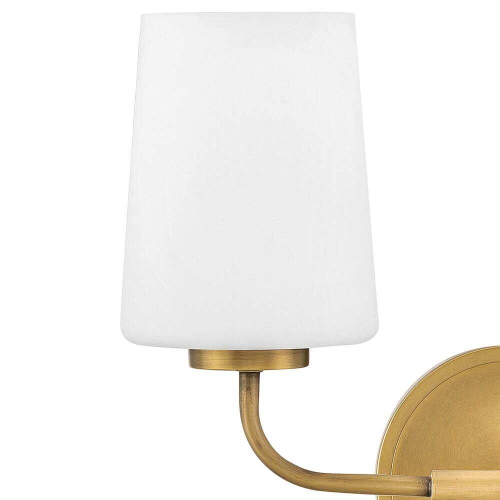 Fitz 2 Light Frosted Dimmable Vanity Light