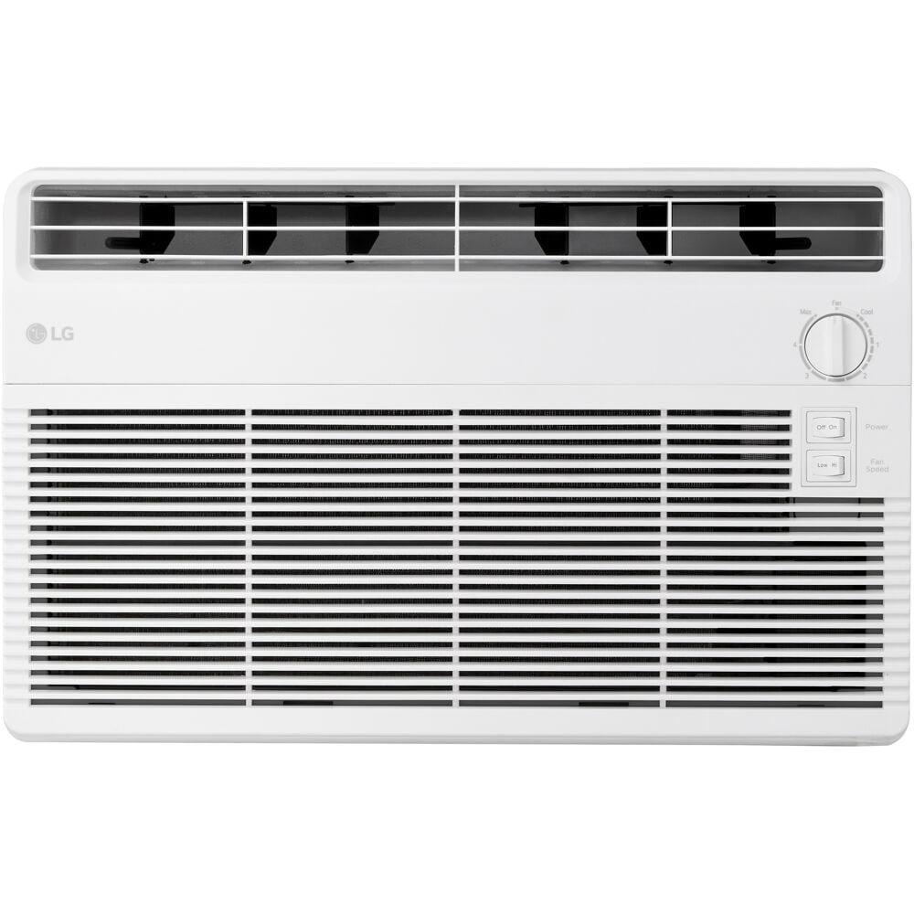 LG 5000 BTU Window Air Conditioner for up to 150 Sq. Ft. with 2 Cooling and Fan Speeds in White