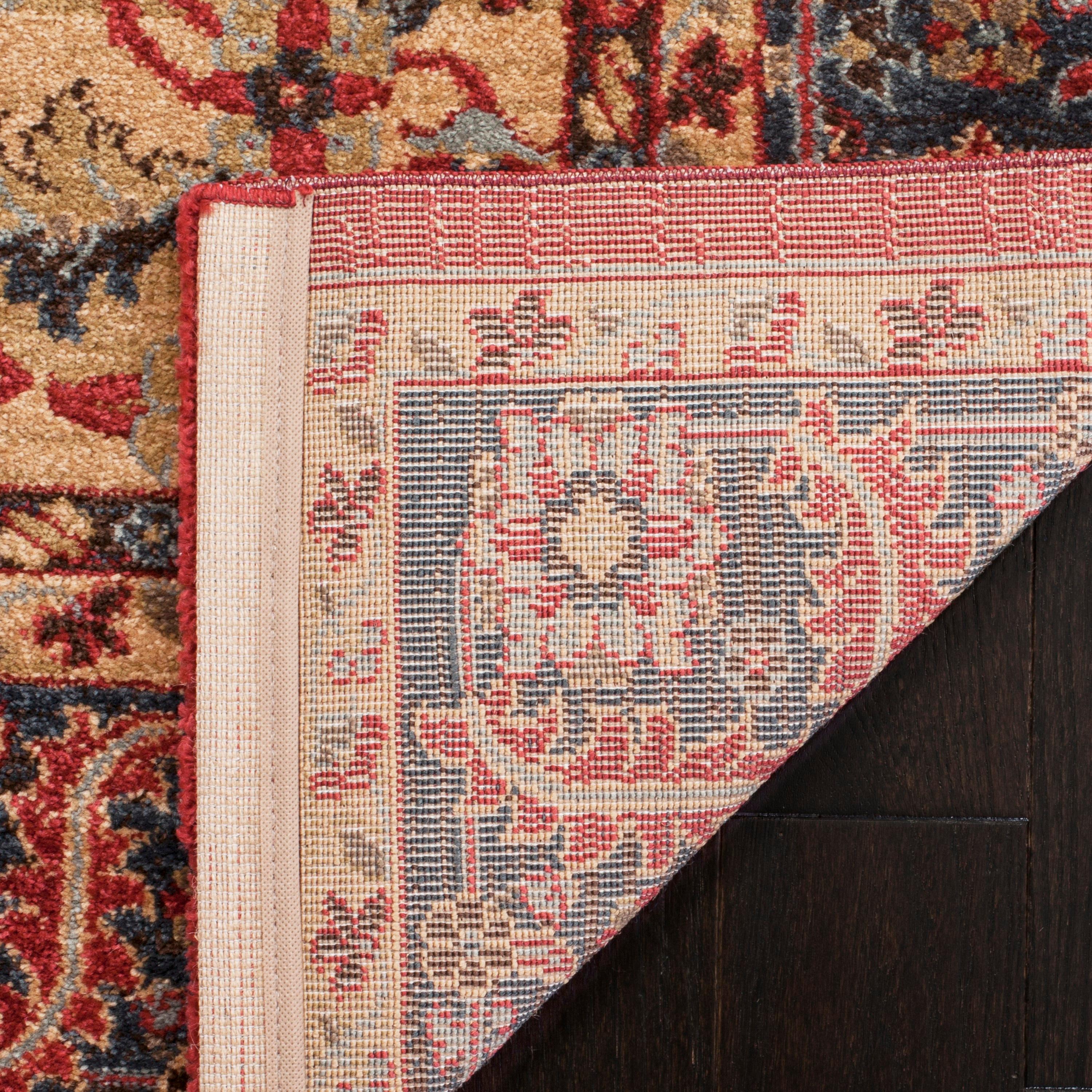Mahal MAH621 Power Loomed Indoor Area Rug - Navy/Red - 6'7"x9'2" - Safavieh.