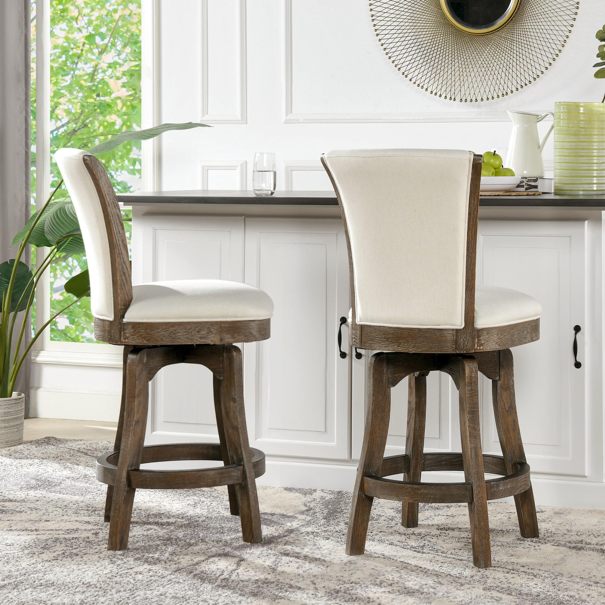 Brainly 27 inches Armless Swivel Counter Height Bar Stool