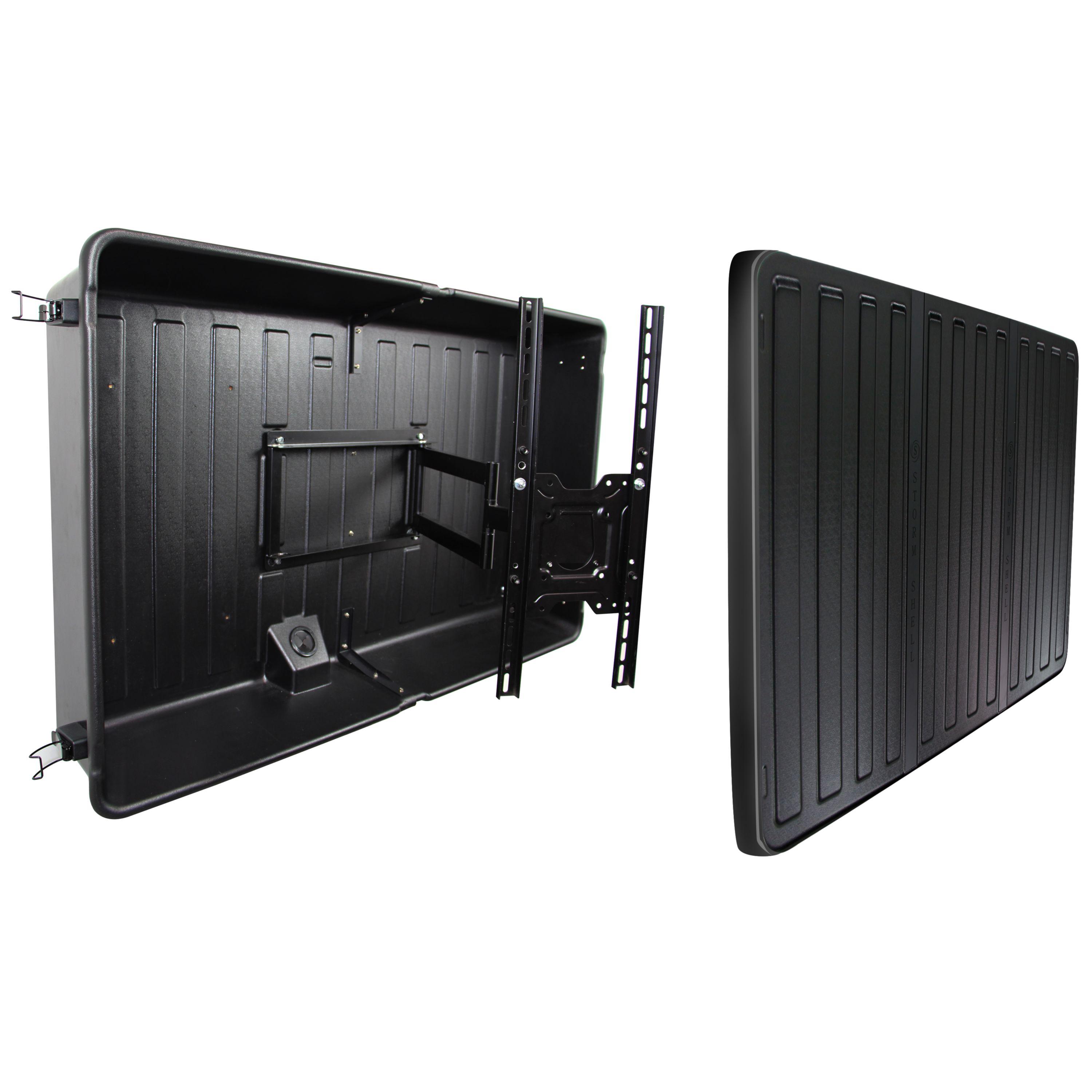 Storm Shell Black OUTDOOR TV ENCLOSURE