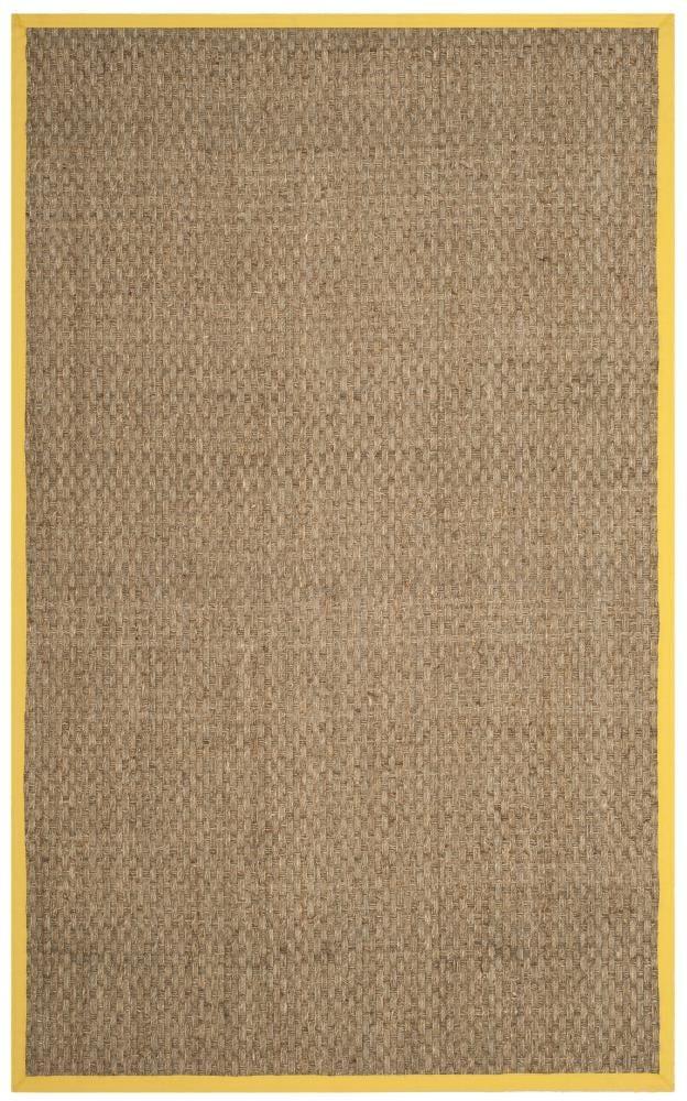 Natural Fiber NF114 Power Loomed Indoor Area Rug - Natural/Gold - 5'x8' - Safavieh.