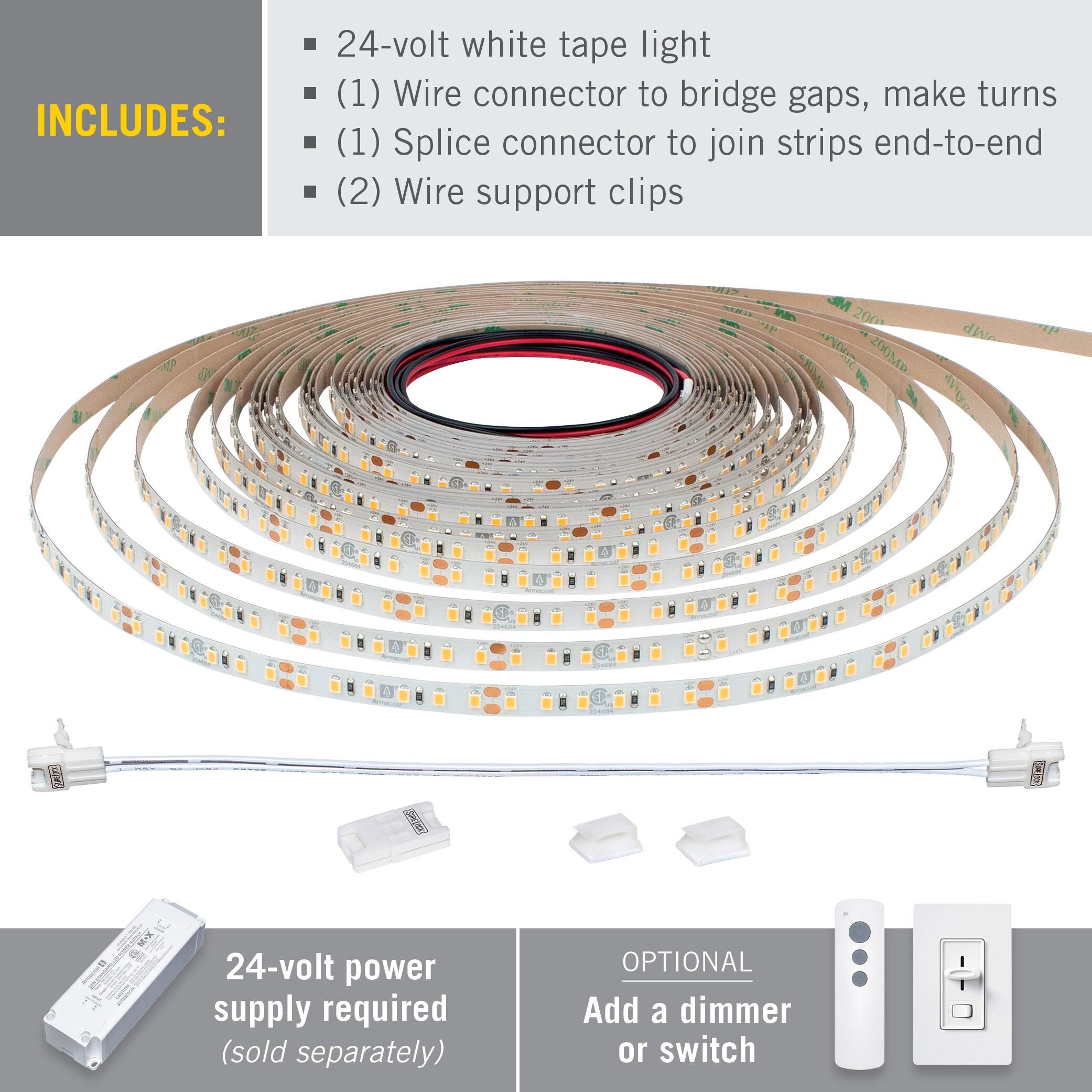 RibbonFlex Pro, 24V, 4000K, 120LEDs/M, IP20, 10M Under Cabinet Strip Light