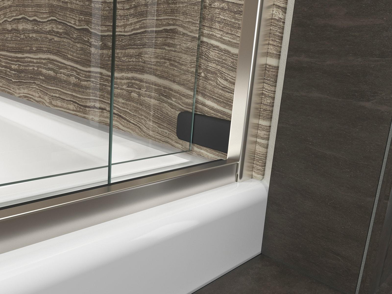 Levity 47.63" x 74" Bypass Shower Door with CleanCoat® Technology