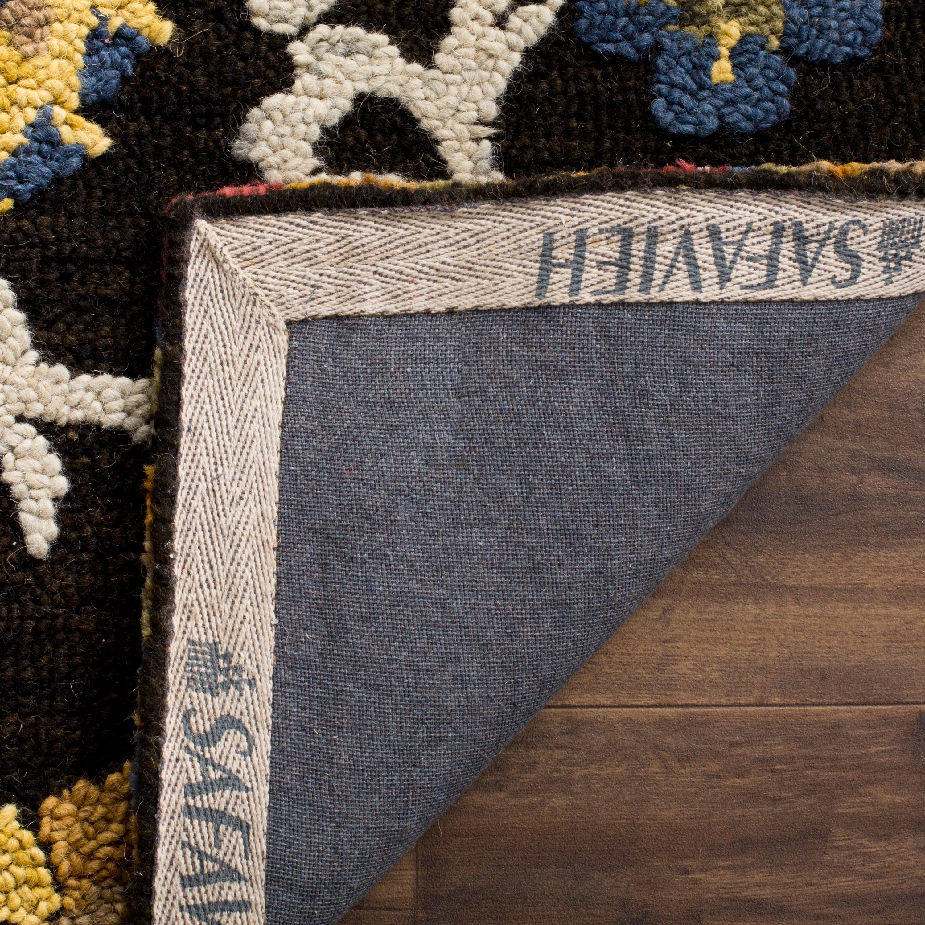 Blossom BLM401 Hand Tufted Area Rug - Charcoal/Multi - 3'x5' - Safavieh.