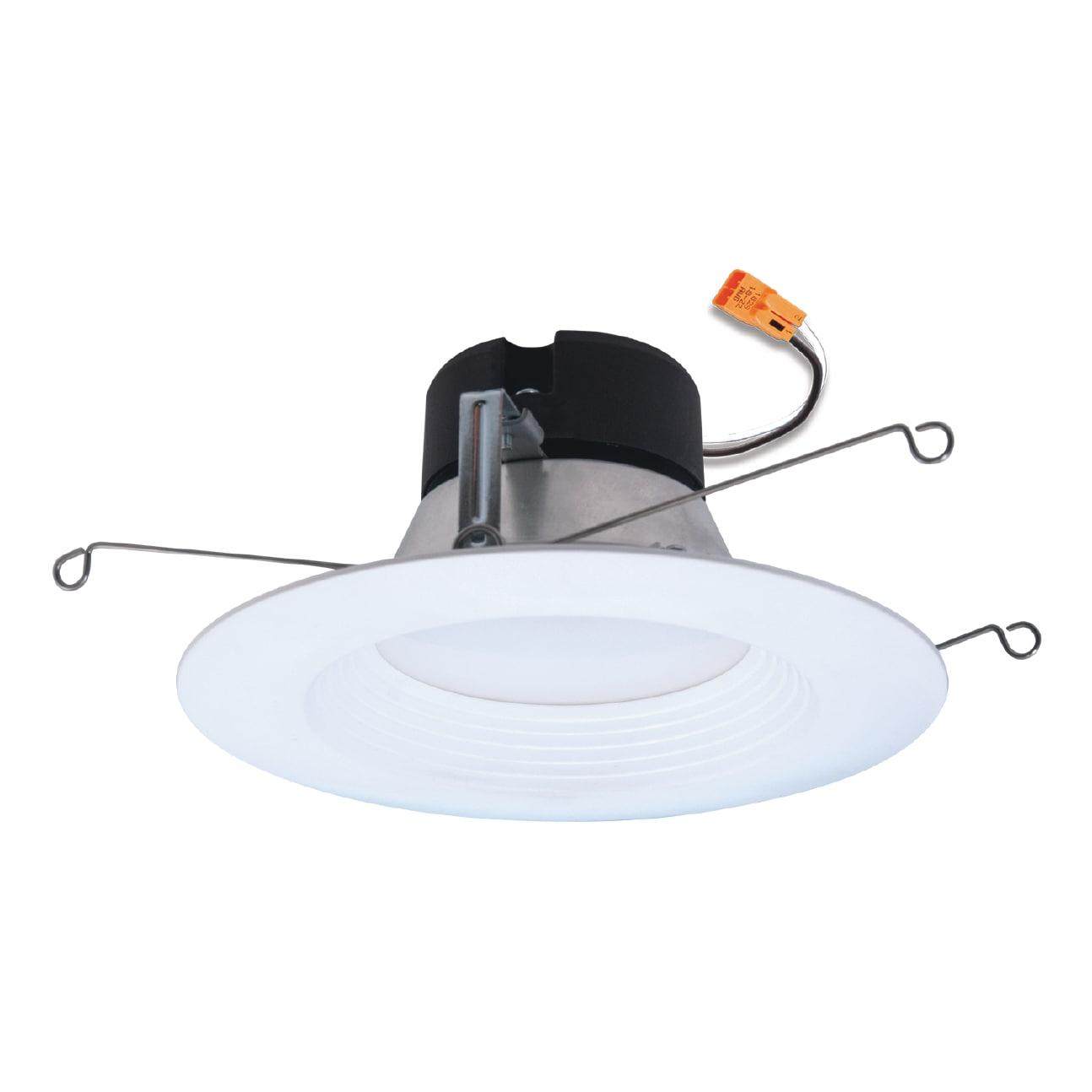 LT 5-inch and 6-inch Selectable 3CCT (3000-5000K) Integrated LED, White Recessed Light, Dimmable Retrofit Trim