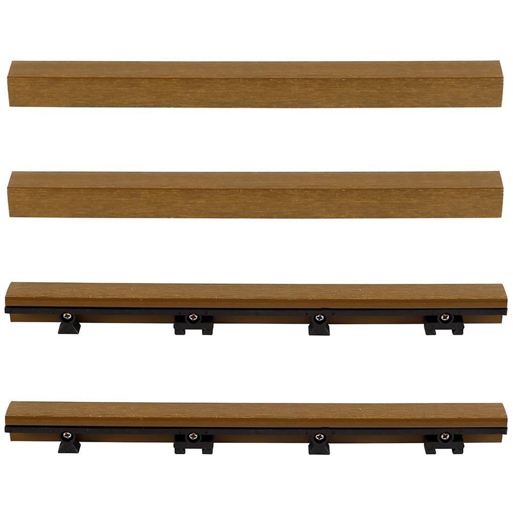 12" x 1" Composite Interlocking Deck Side Trim