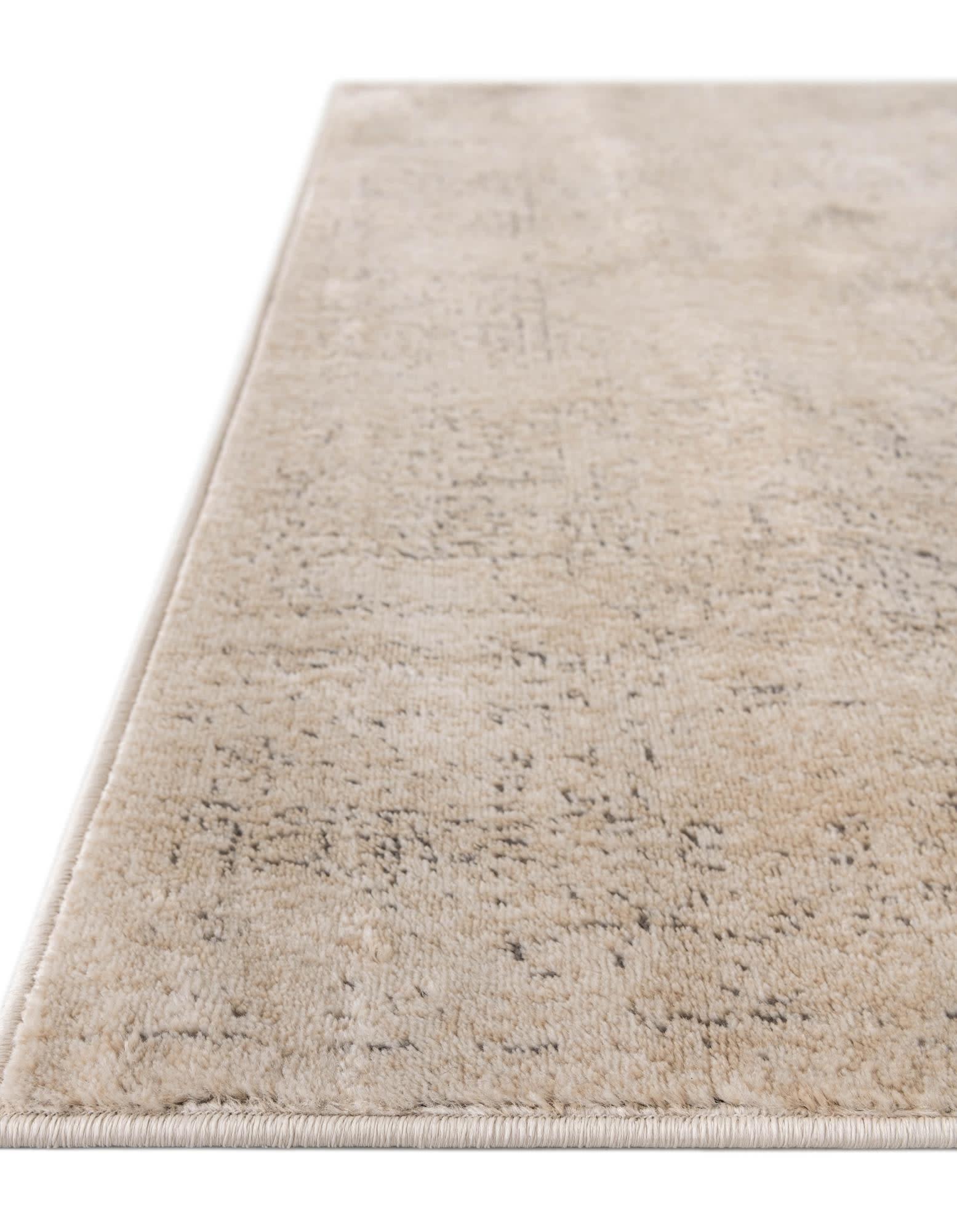 Unique Loom Portland Collection Area Rug - Woodburn (8' Square Ivory/Beige)