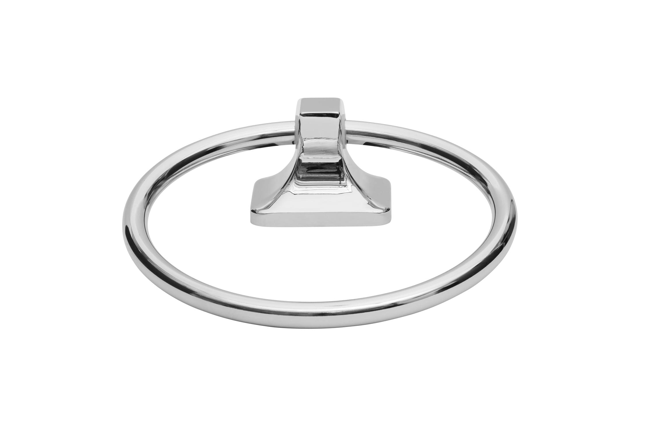 Project Source Seton Chrome Finish Wall Mount Towel Ring