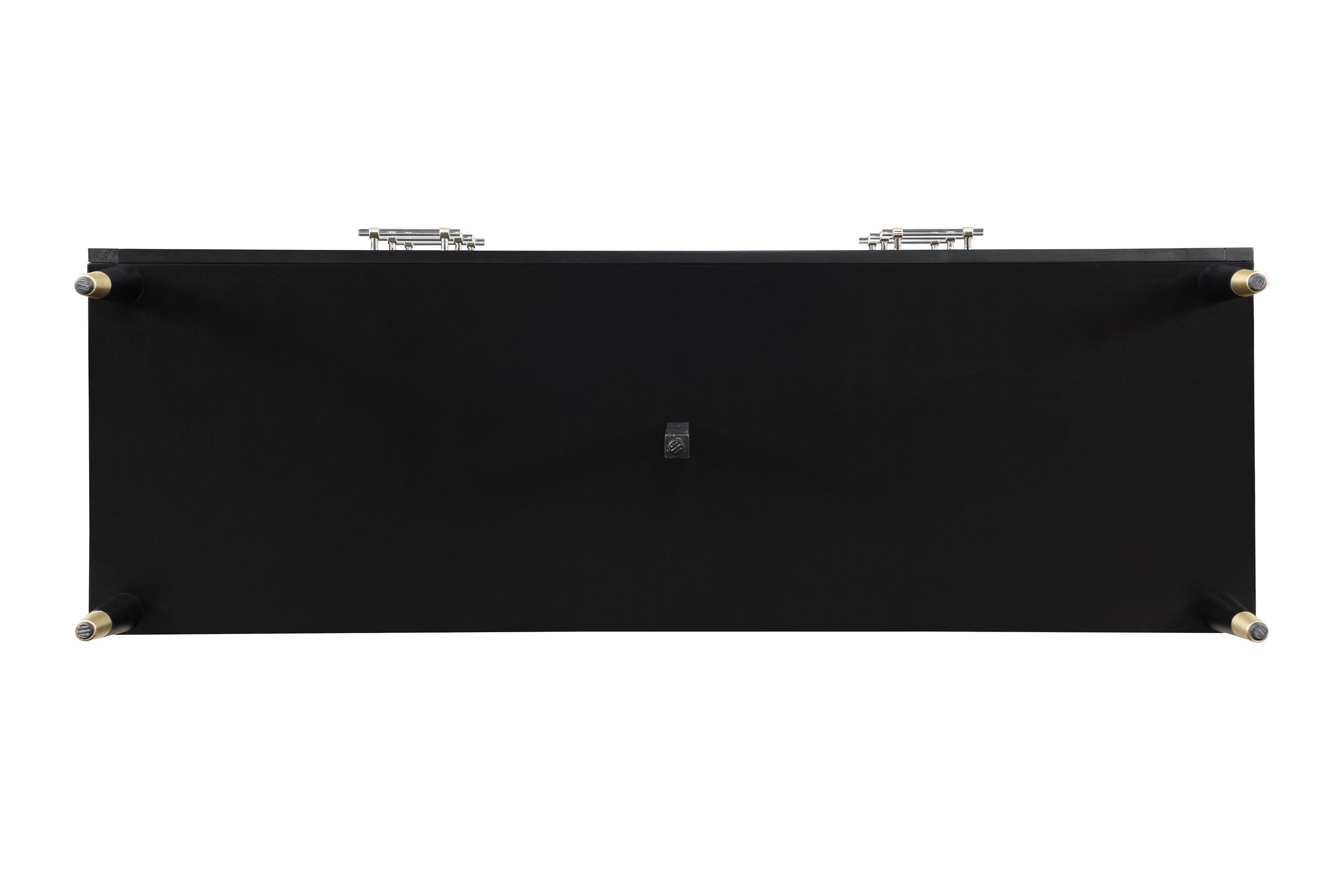 Manhattan Comfort Solid Wood 60'' W 6 - Drawer Dresser