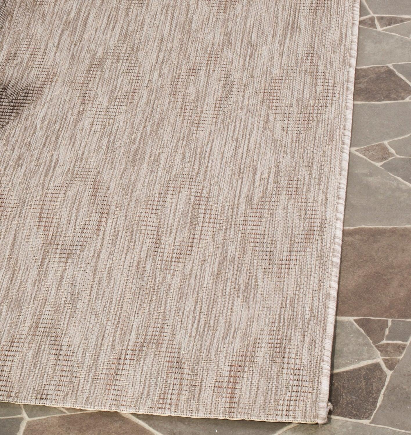 Courtyard CY8522 Power Loomed Indoor and Outdoor Runner Rug - Beige/Beige - 2'3"x10' - Safavieh