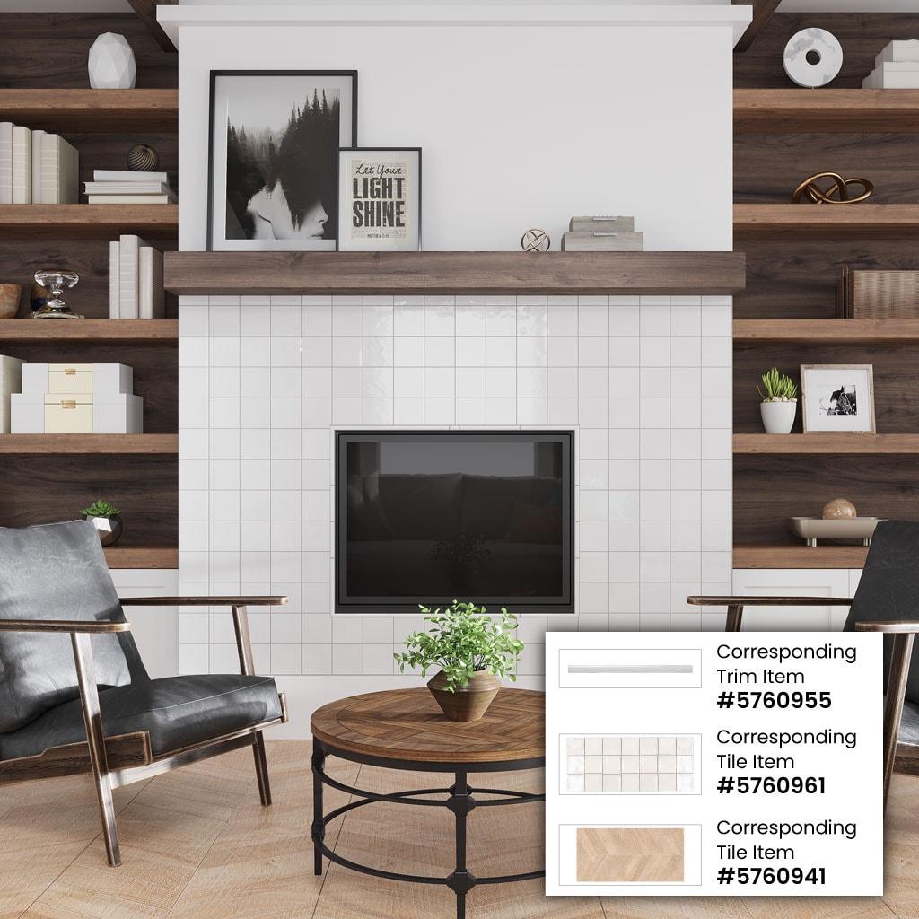 Apollo Tile Silken 3.94 in. x 3.94 in. Glossy Ceramic Square Wall and Floor Tile (6.48 sq. ft./case) (60-pack)