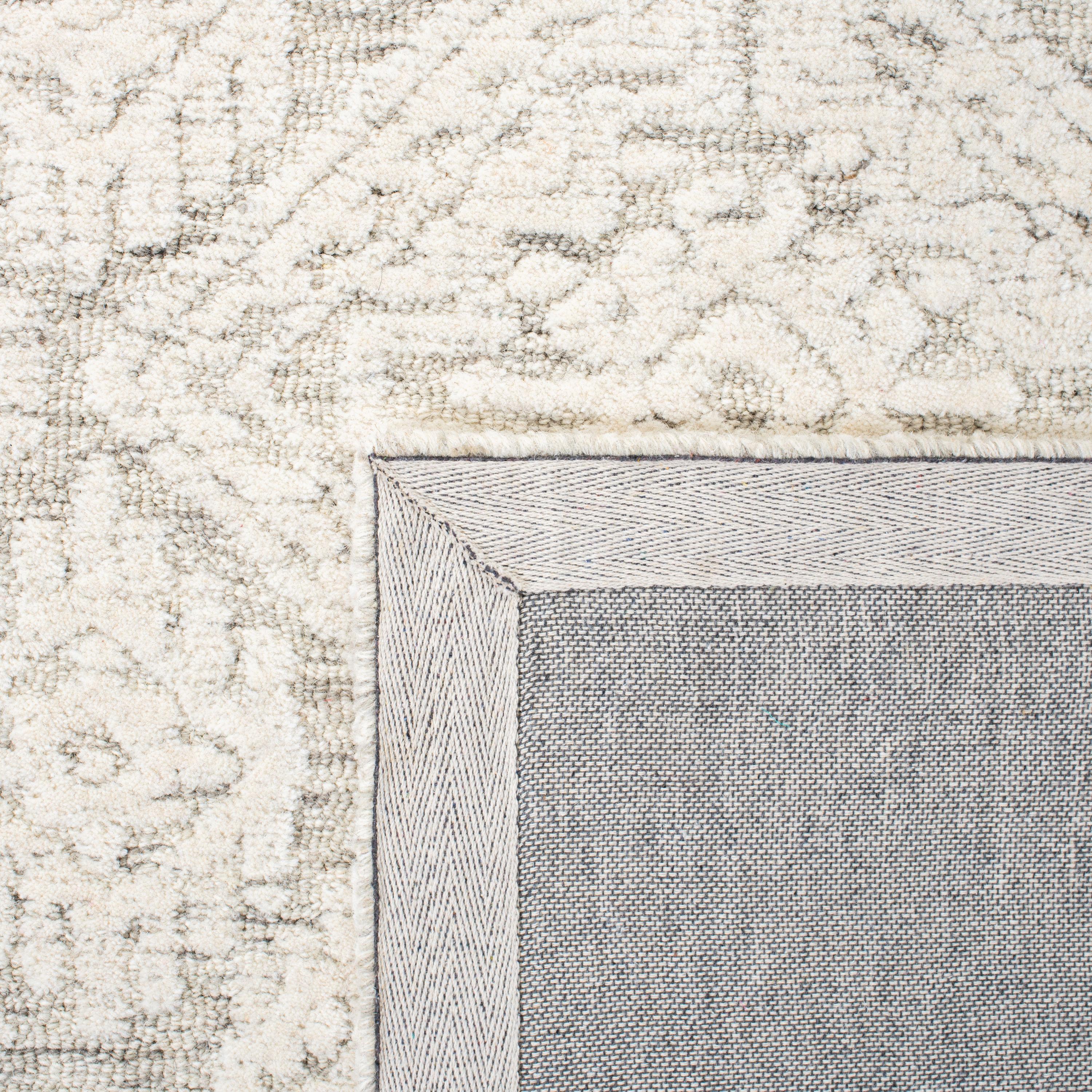Metro MET987 Hand Tufted Indoor Area Rug - Light Brown/Ivory - 5'x8' - Safavieh