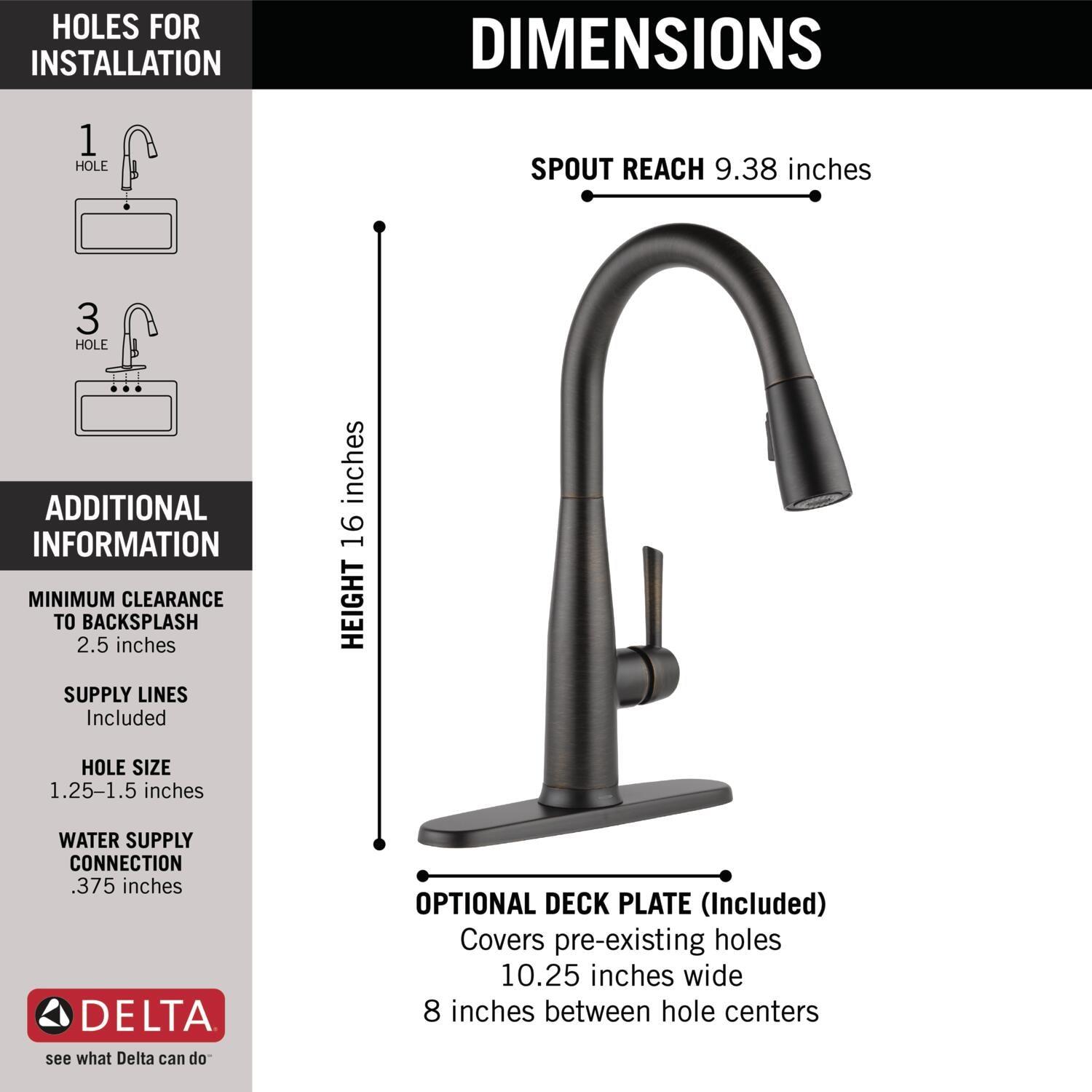 Essa Pull Down Sprayer Touch and Voice Control Kitchen Sink Faucet, Touch Control Kitchen Faucet