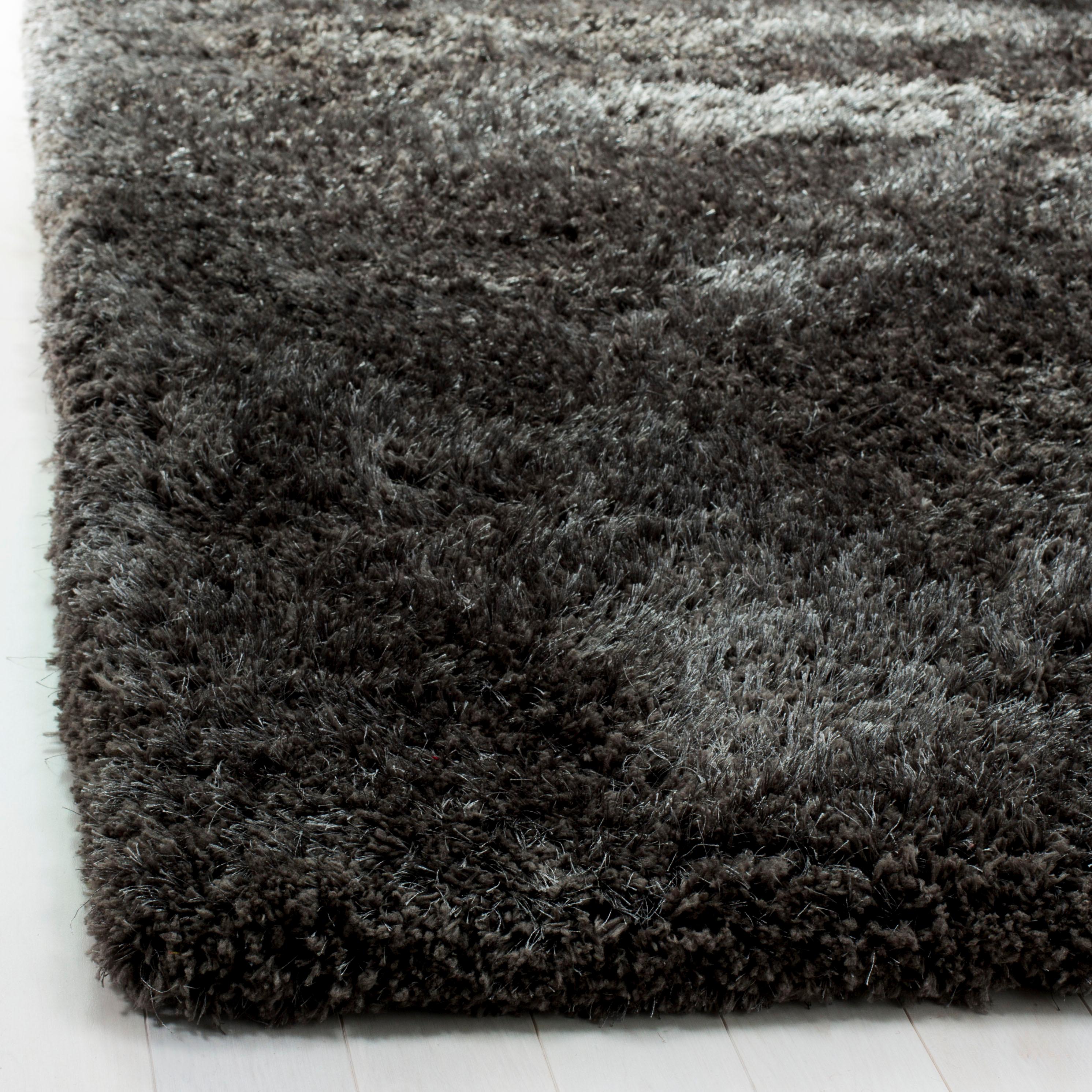 Supreme Shag SGS621 Hand Tufted Indoor Area Rug - Dark Grey - 8'x10' - Safavieh
