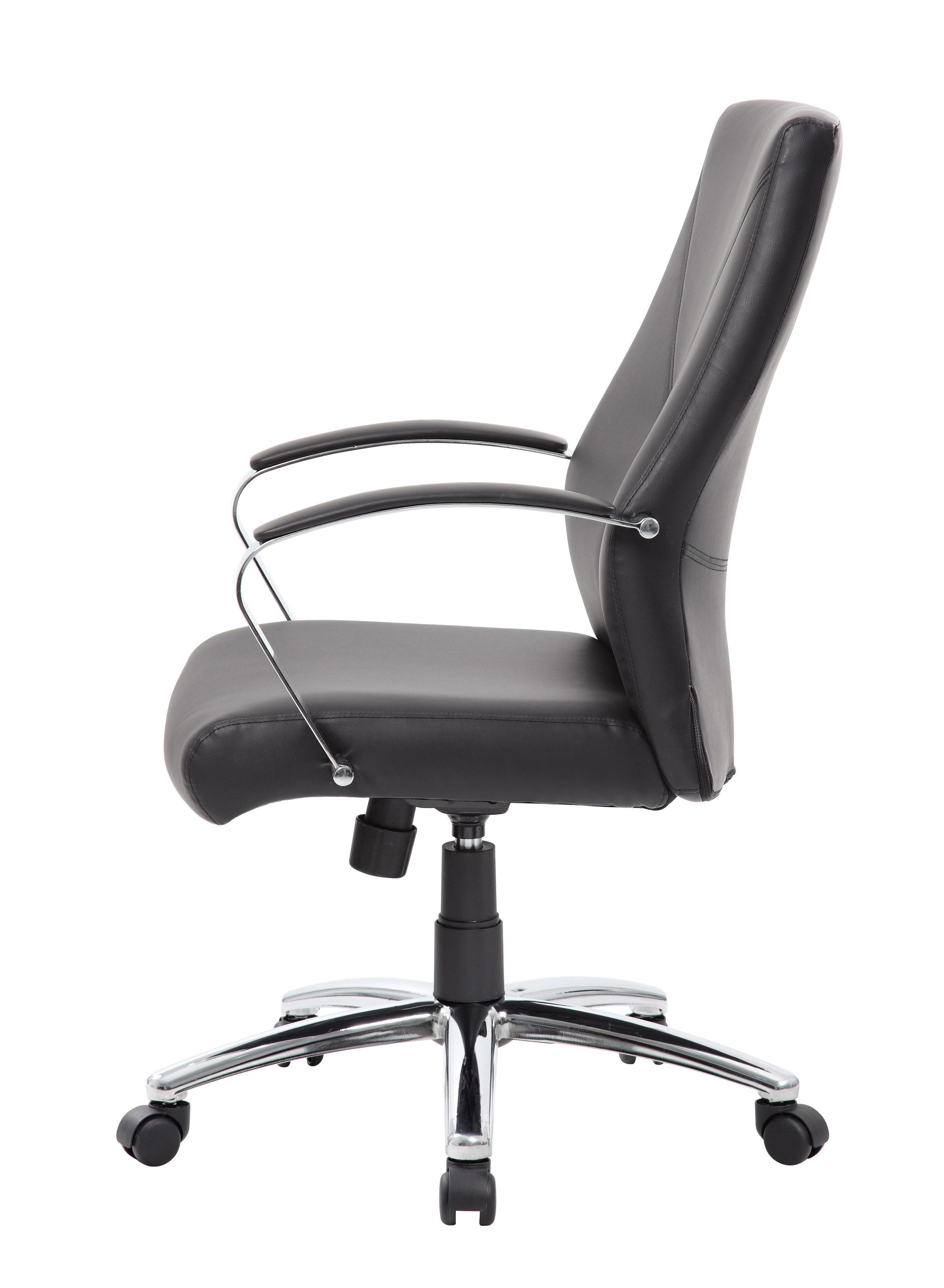 Boss Office Products Leather Conference Chair