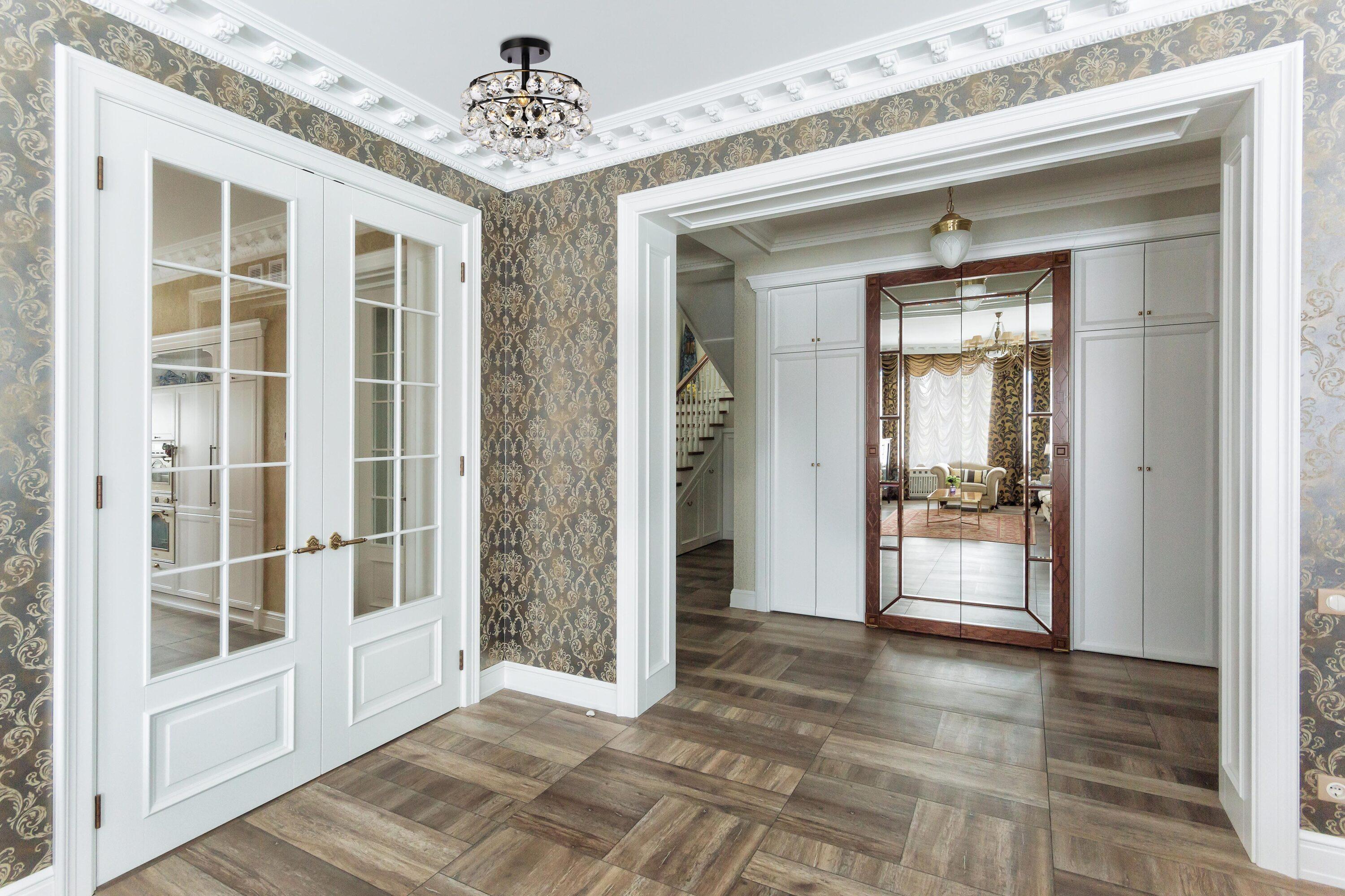 Elegant Lighting Savannah 12 inch flush mount in black