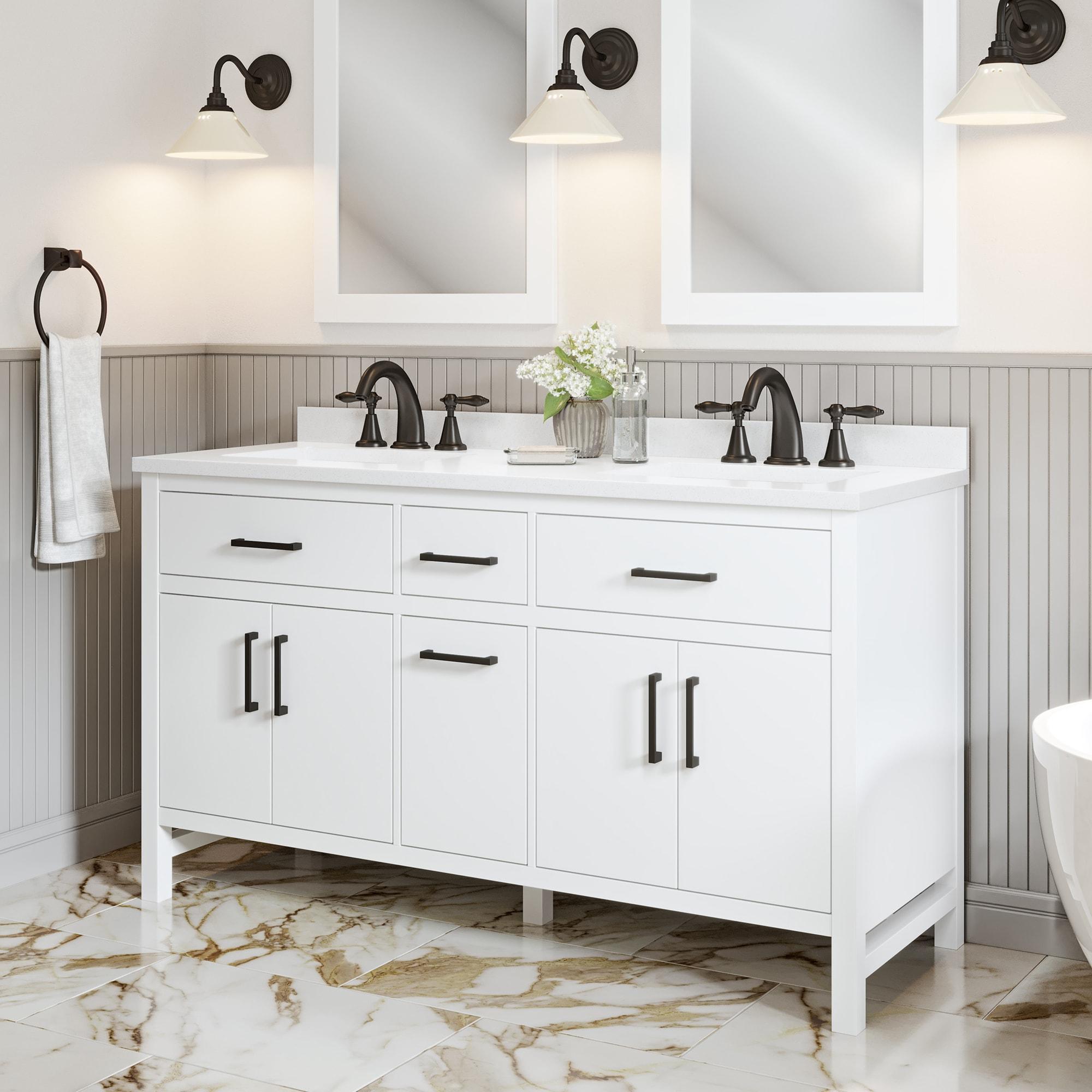 OVE Decors Taylor 60 in. Double Bathroom Sink Vanity