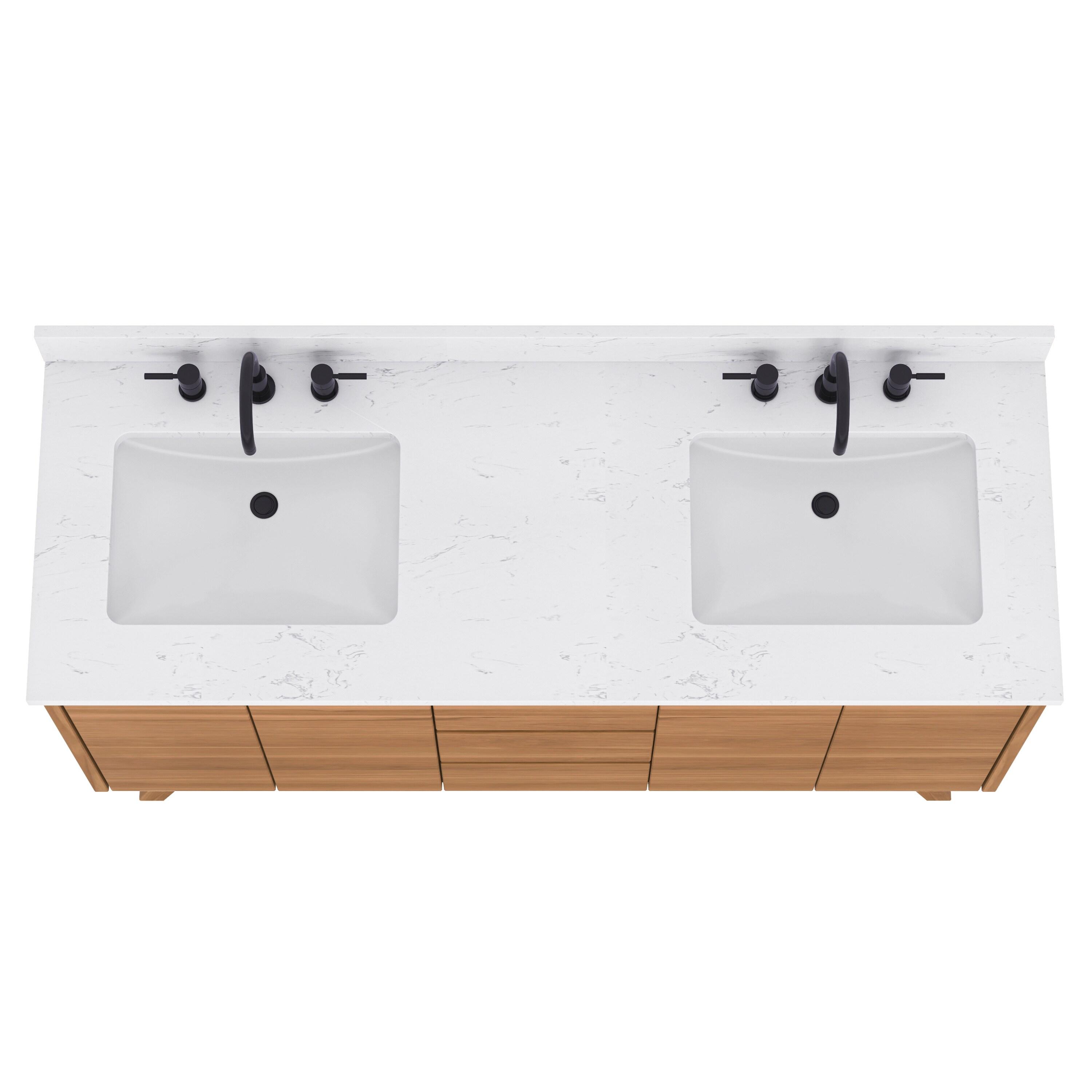 Avanity Coventry 60" Double Bathroom Vanity with Engineered Stone Top