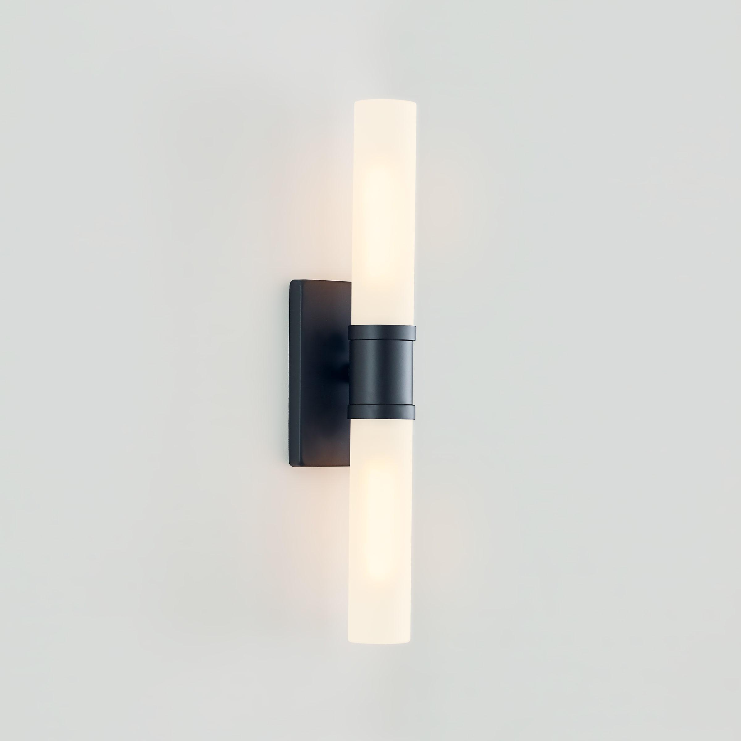 Evelien 2 Light Frosted Dimmable Vanity Light