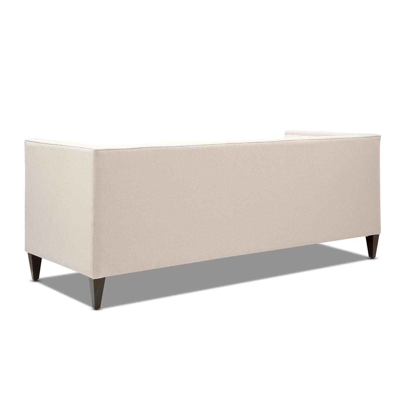 Jack 84" Tufted Tuxedo Sofa Double Cushion Sky Neutral