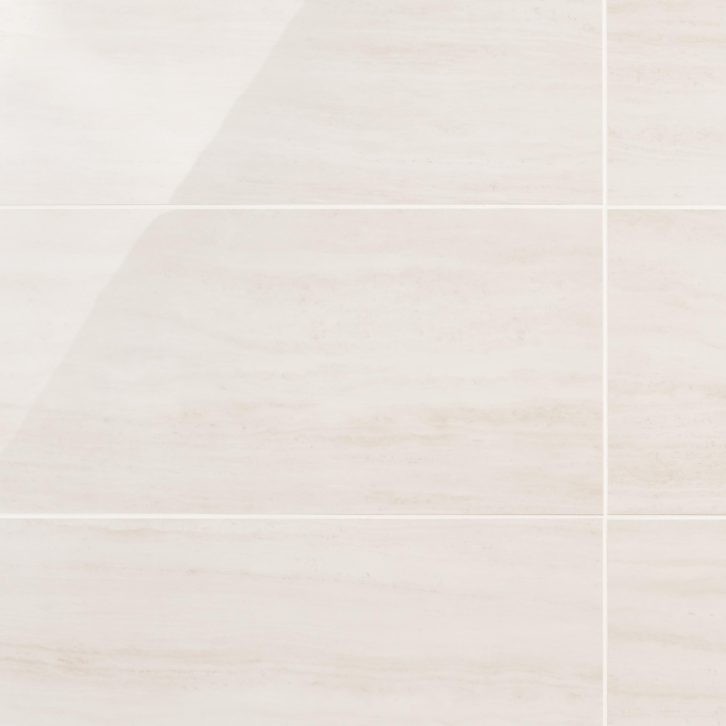 Roswell 11.72 in. x 23.69 in. Polished Porcelain Floor and Wall Tile (15.5 Sq. Ft. / Case)