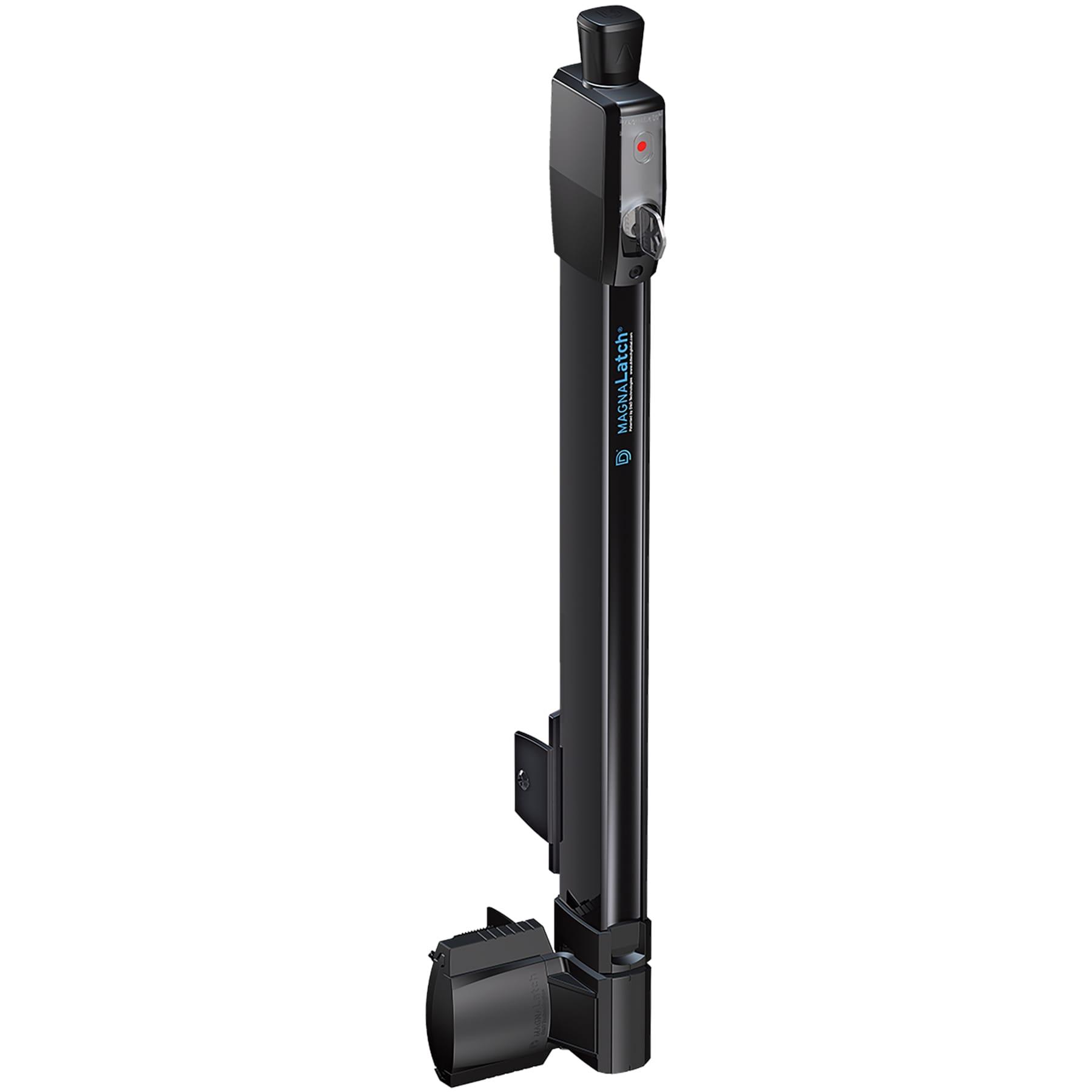 National Hardware Pool Safety Magna Latch Gate Latch N346-212, Vertical Pull Child Proof Gate Latch for Pool Gates or Fence Latches, Black
