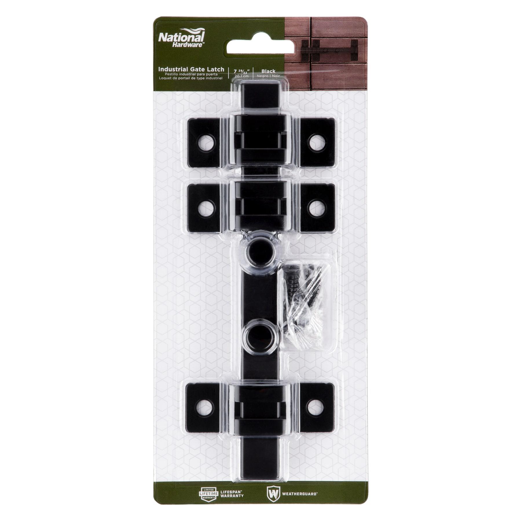 Industrial Black Steel Gate Latch with Weatherguard Protection