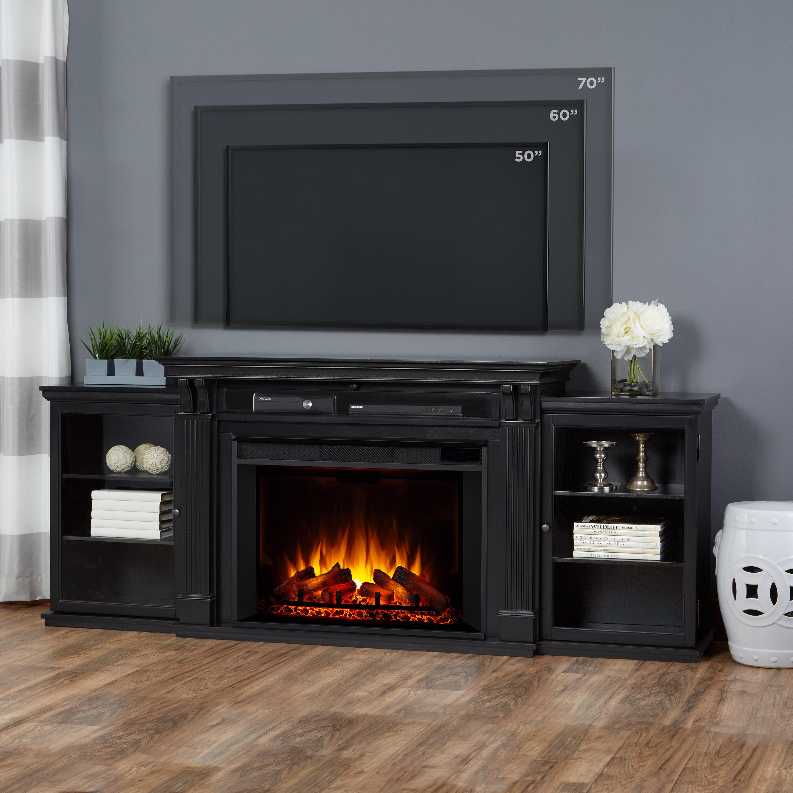 Tracey Grand 83.75'' TV Stand with Fireplace