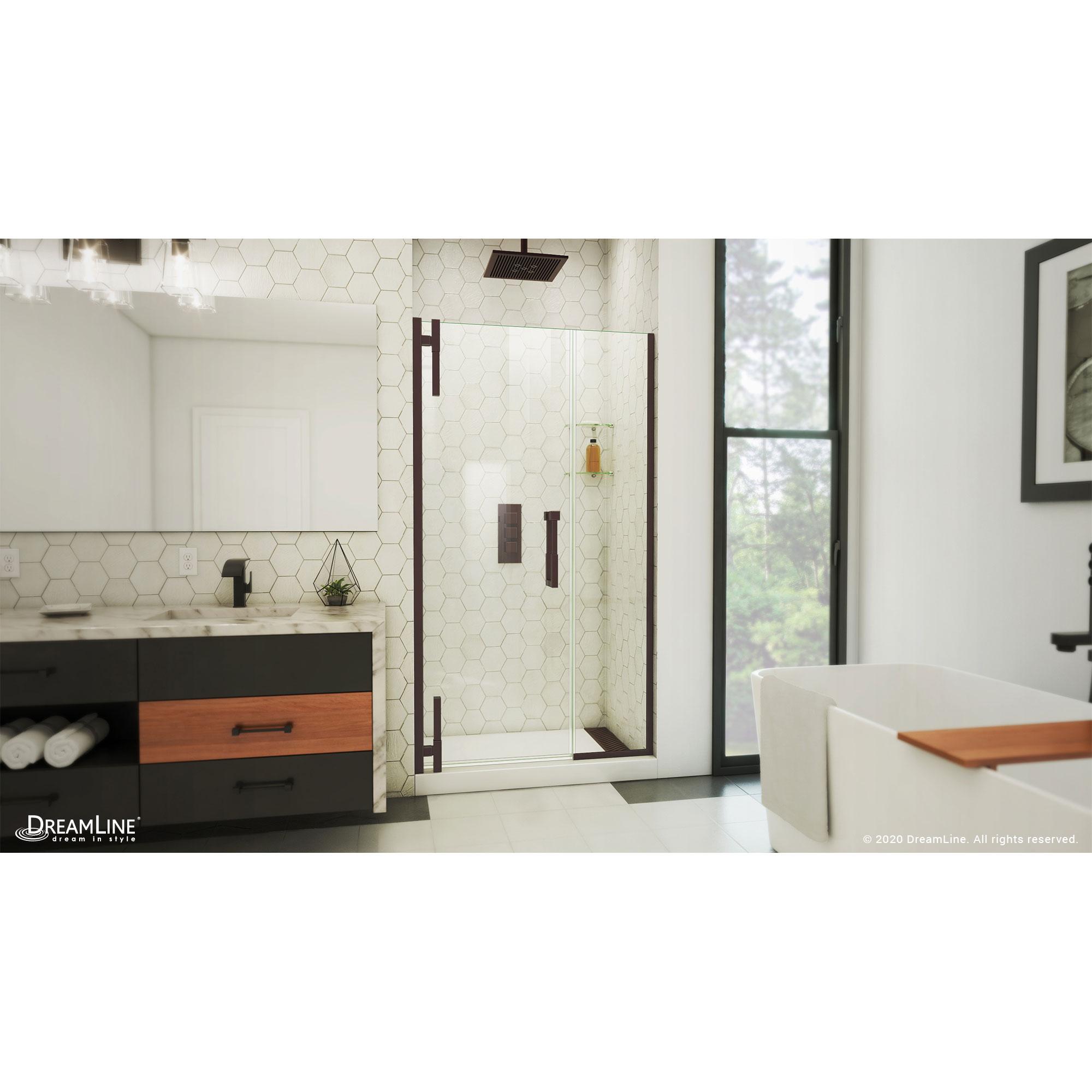DreamLine Ascend 40 1/2-41 1/2 in. W x 72 in. H Frameless Pivot Shower Door