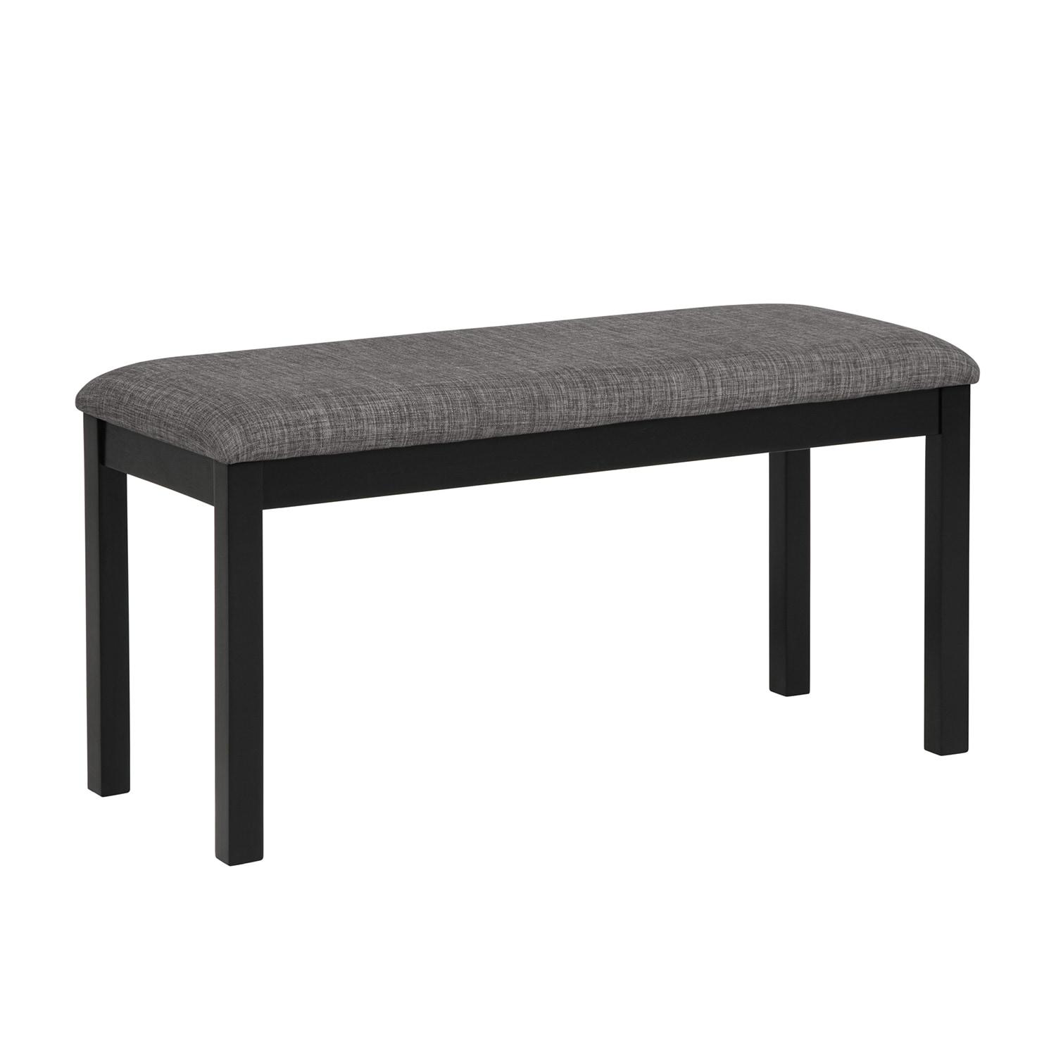 UHOMEPRO Dining Table Set for 4, 5 Piece Dining Room Set with 4 Upholstered Chairs, Rectangle Kitchen Table and Chairs for 4 Persons, Rustic Wood Kitchen Table Set for Dining Room Nook, White+Brown