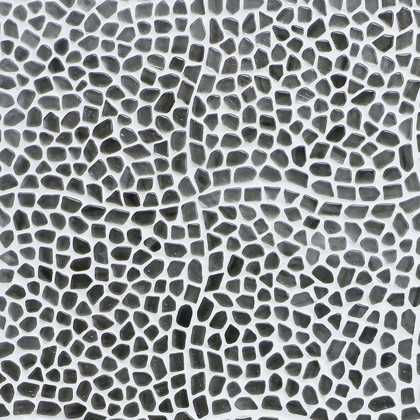 Bond Tile Fractal Pebble 11.88 in. x 11.88 in. Polished Glass Wall Mosaic Tile (0.98 Sq. Ft. / Each)