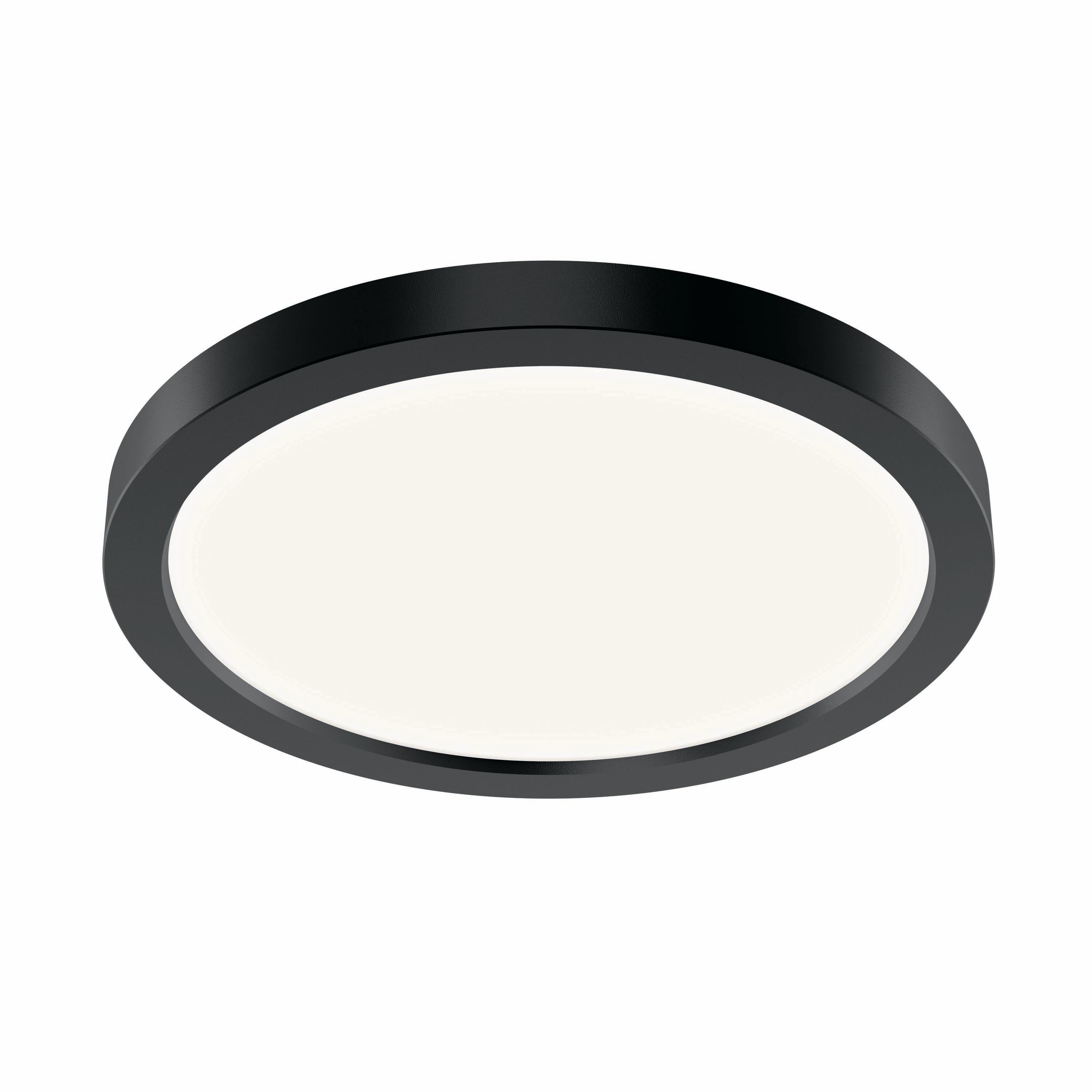 Kichler Lighting Ara Integrated 9.25" LED Flush Mount in a Black Finish