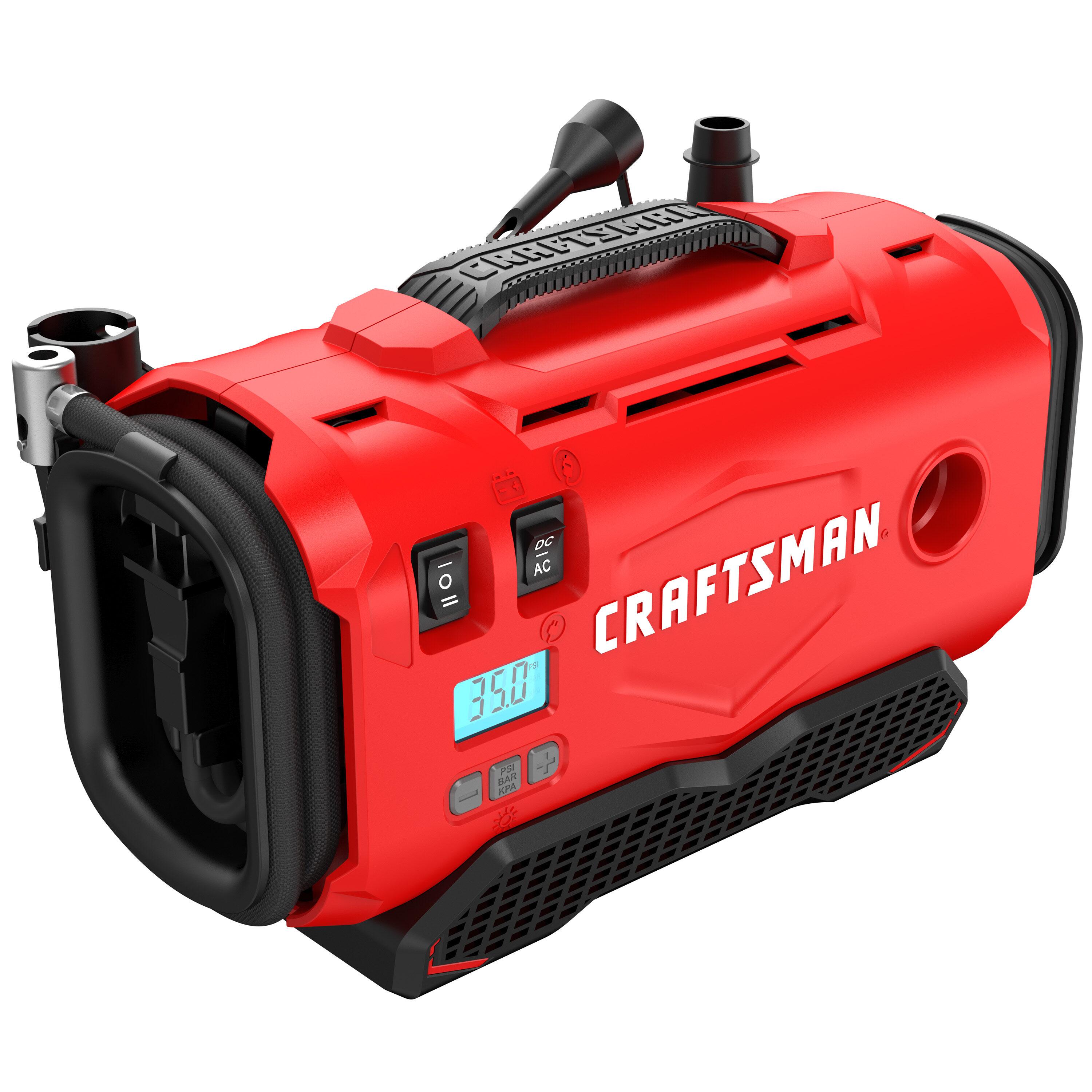 CRAFTSMAN V20 Inflator, Tool Only (CMCE520B),Red