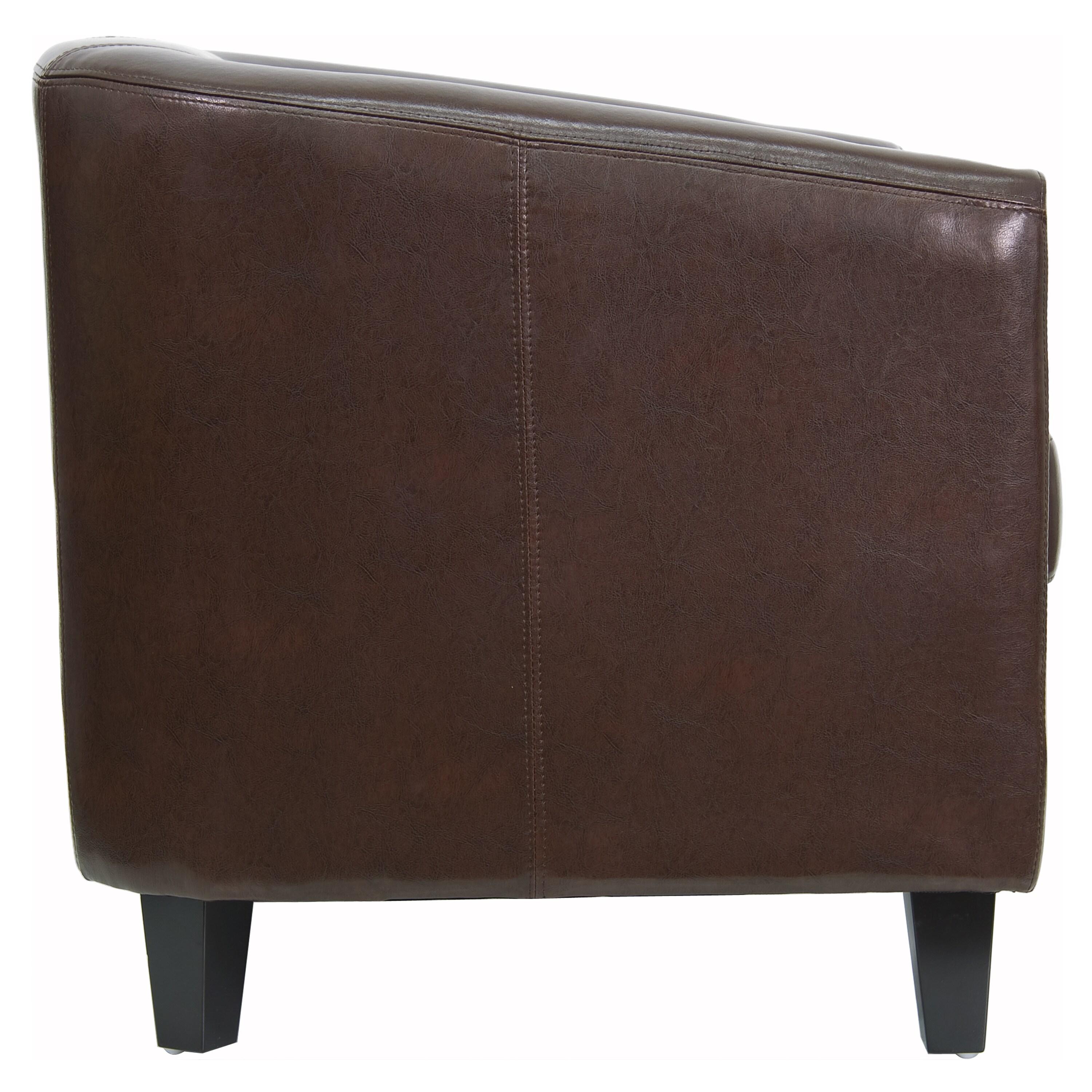 Flash Furniture Katie LeatherSoft Lounge Chair with Sloping Arms