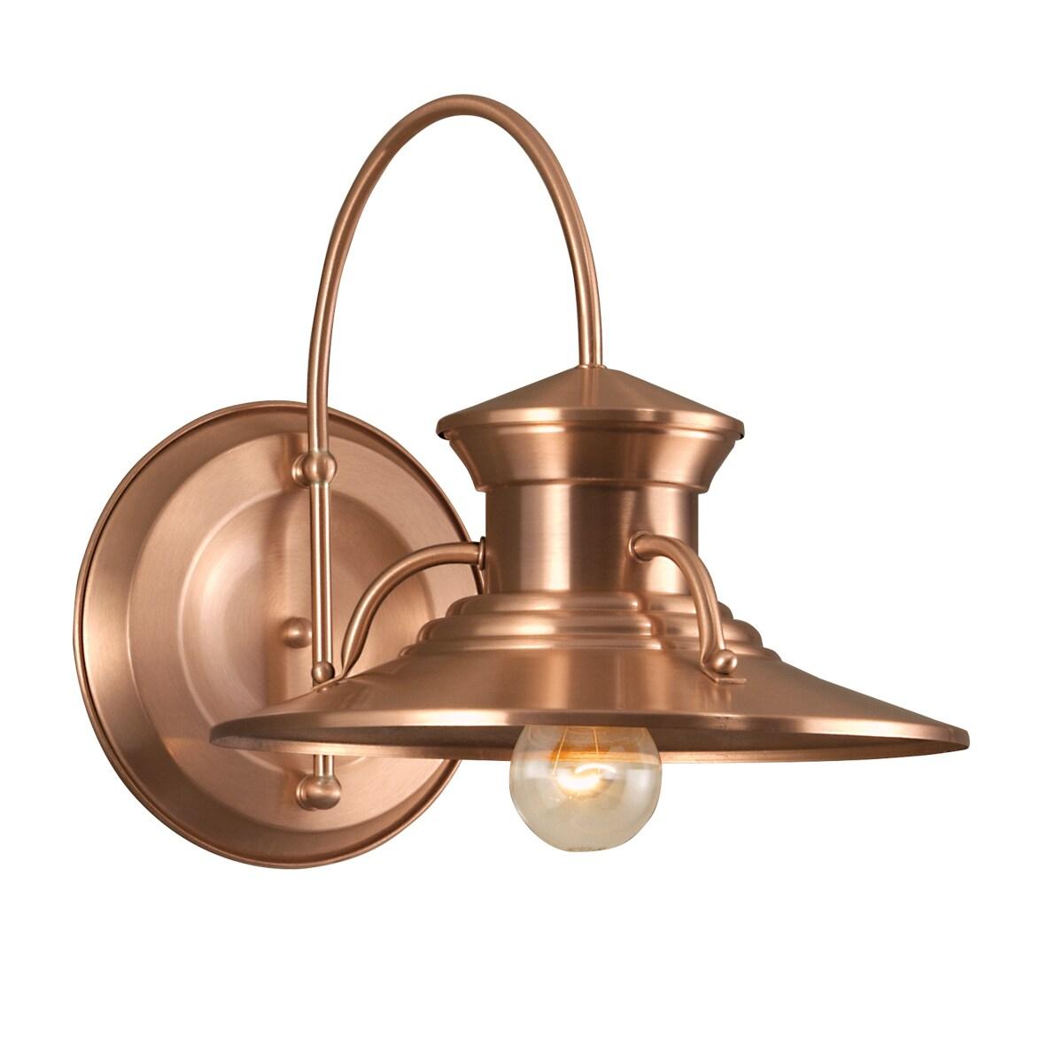 Norwell Lighting Budapest Outdoor Wall Sconce - 12 x 12.5 Copper Copper Painted