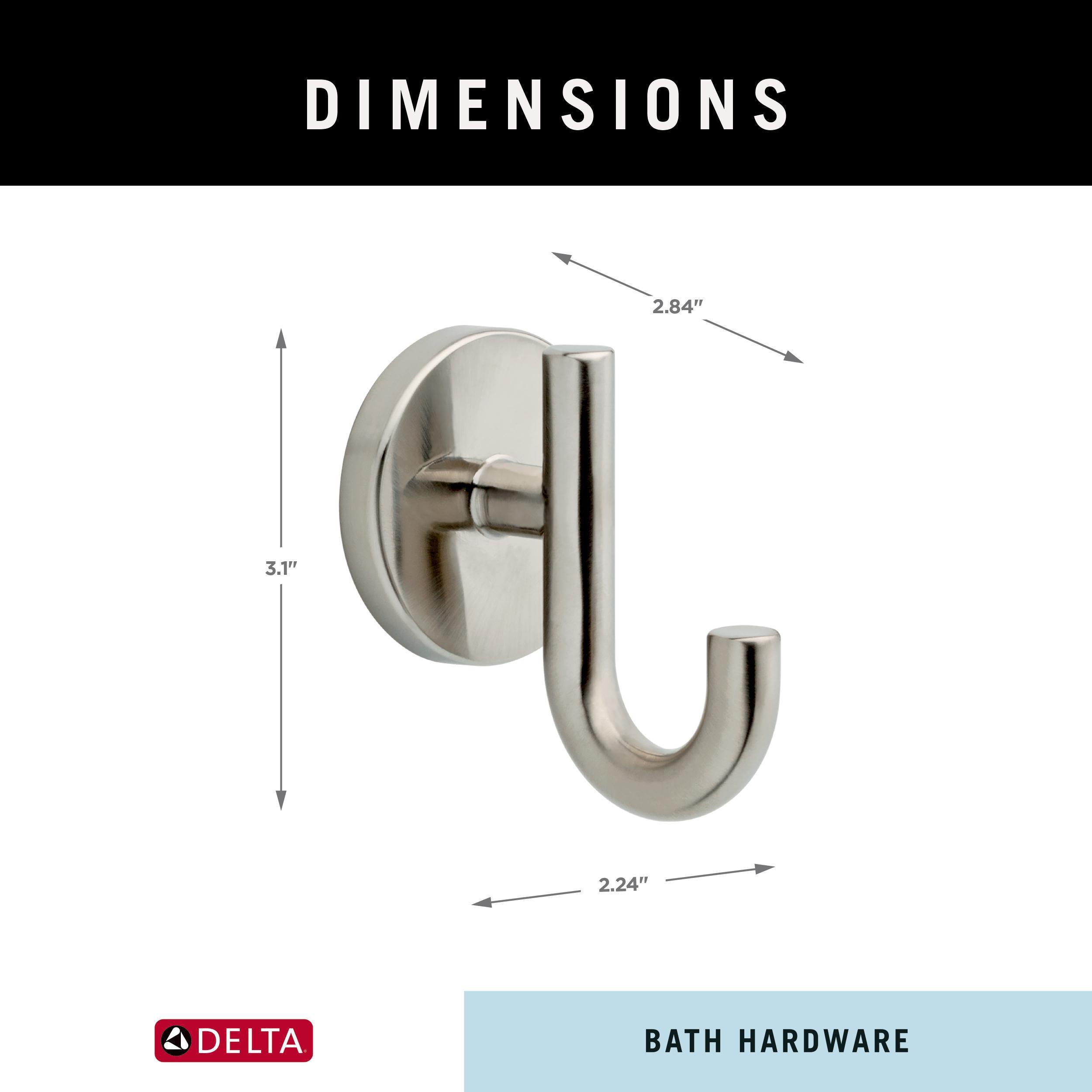 Trinsic Single Towel Hook Bath Hardware Accessory