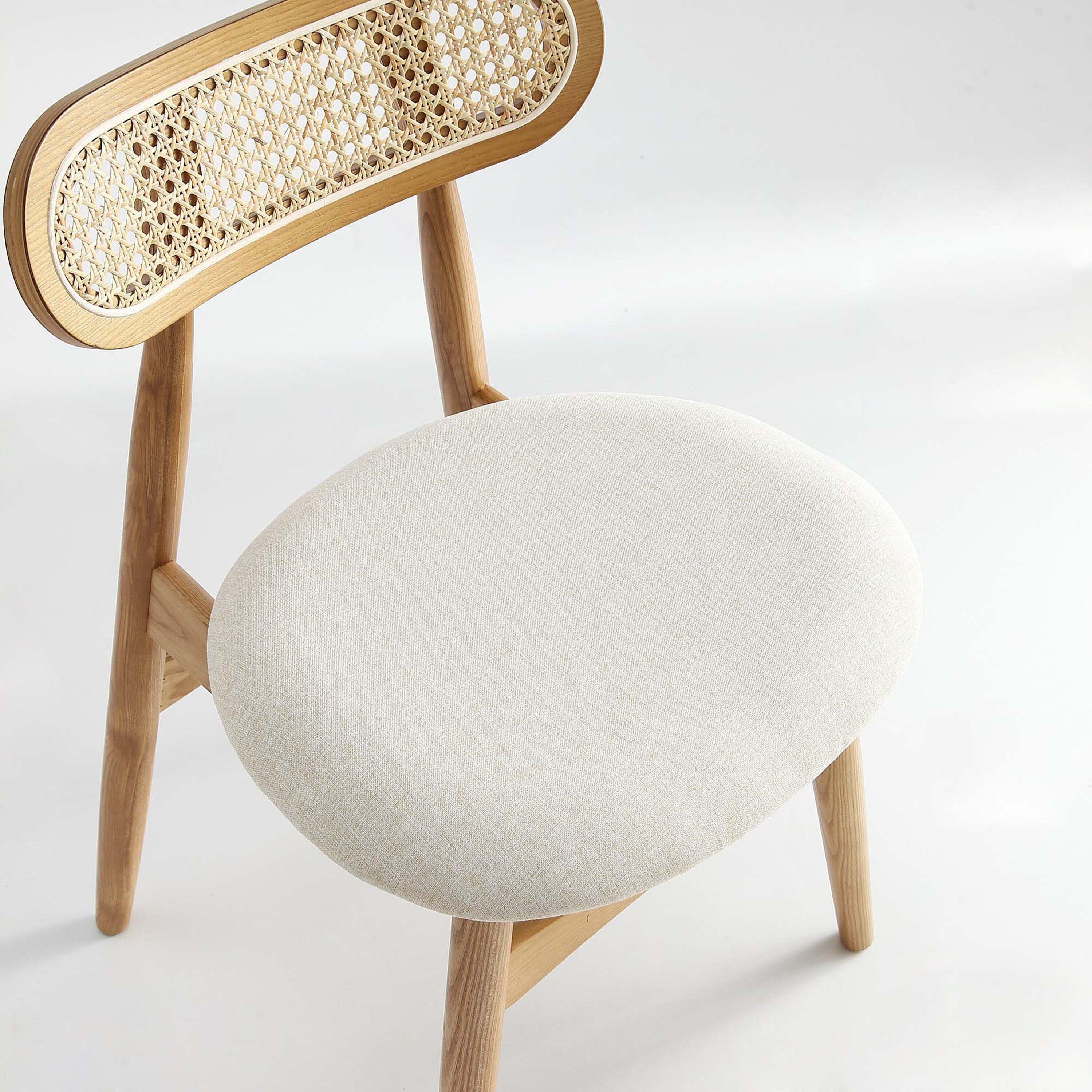 Manhattan Comfort 9pc 70.86" Rockaway and Colbert Rectangle Dining Set: Industrial Chic, Ash Wood, Foam Padded Seats