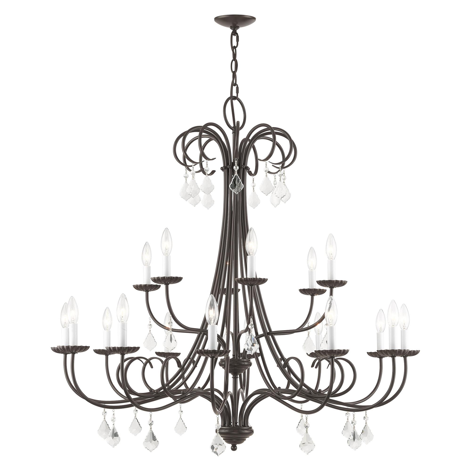 Livex Lighting Daphne 18 - Light Chandelier in  English Bronze