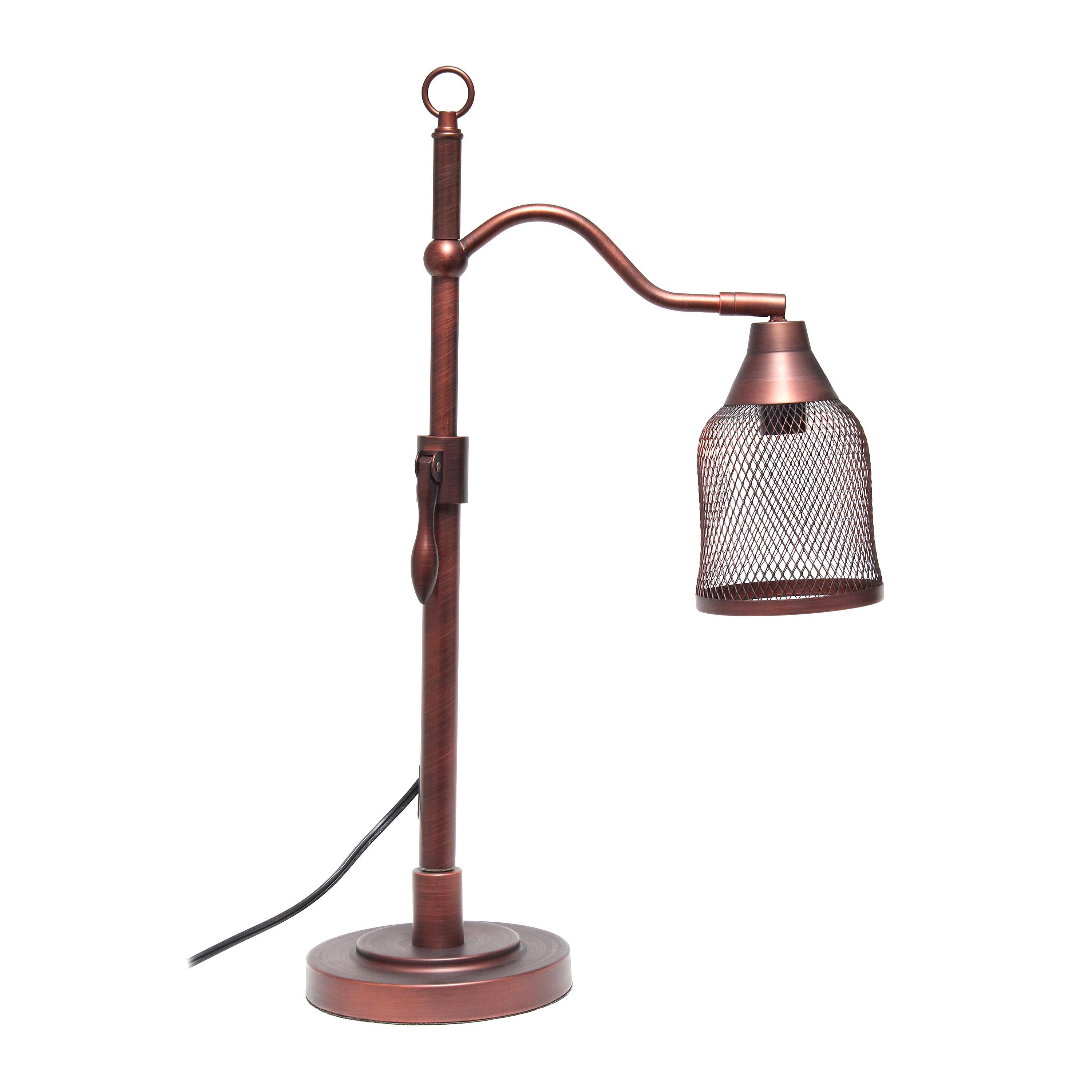 Williston Forge Fawnia 20.75" Red Bronze Arched Table Lamp & Reviews | Wayfair