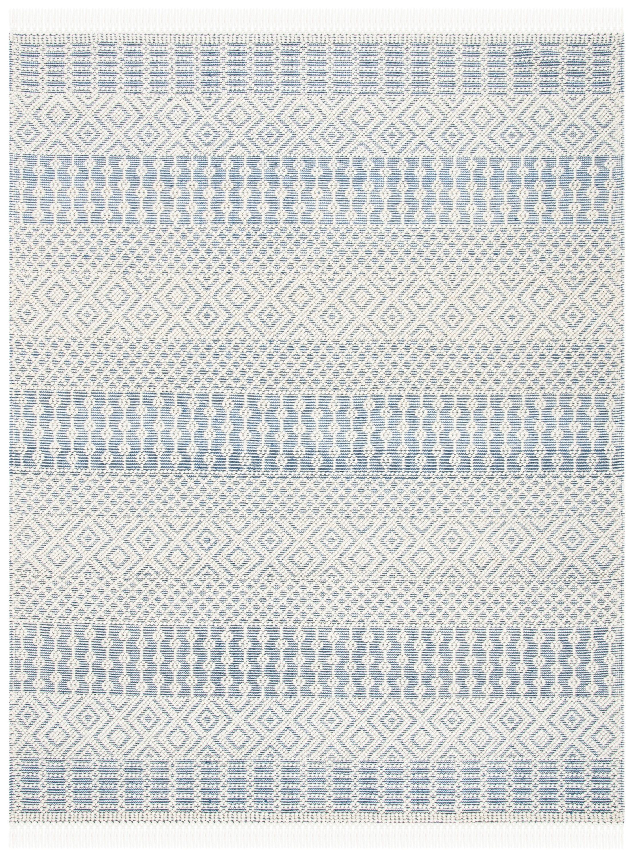 Natura NAT852 Hand Loomed Area Rug - Ivory/Blue - 5'x8' - Safavieh.