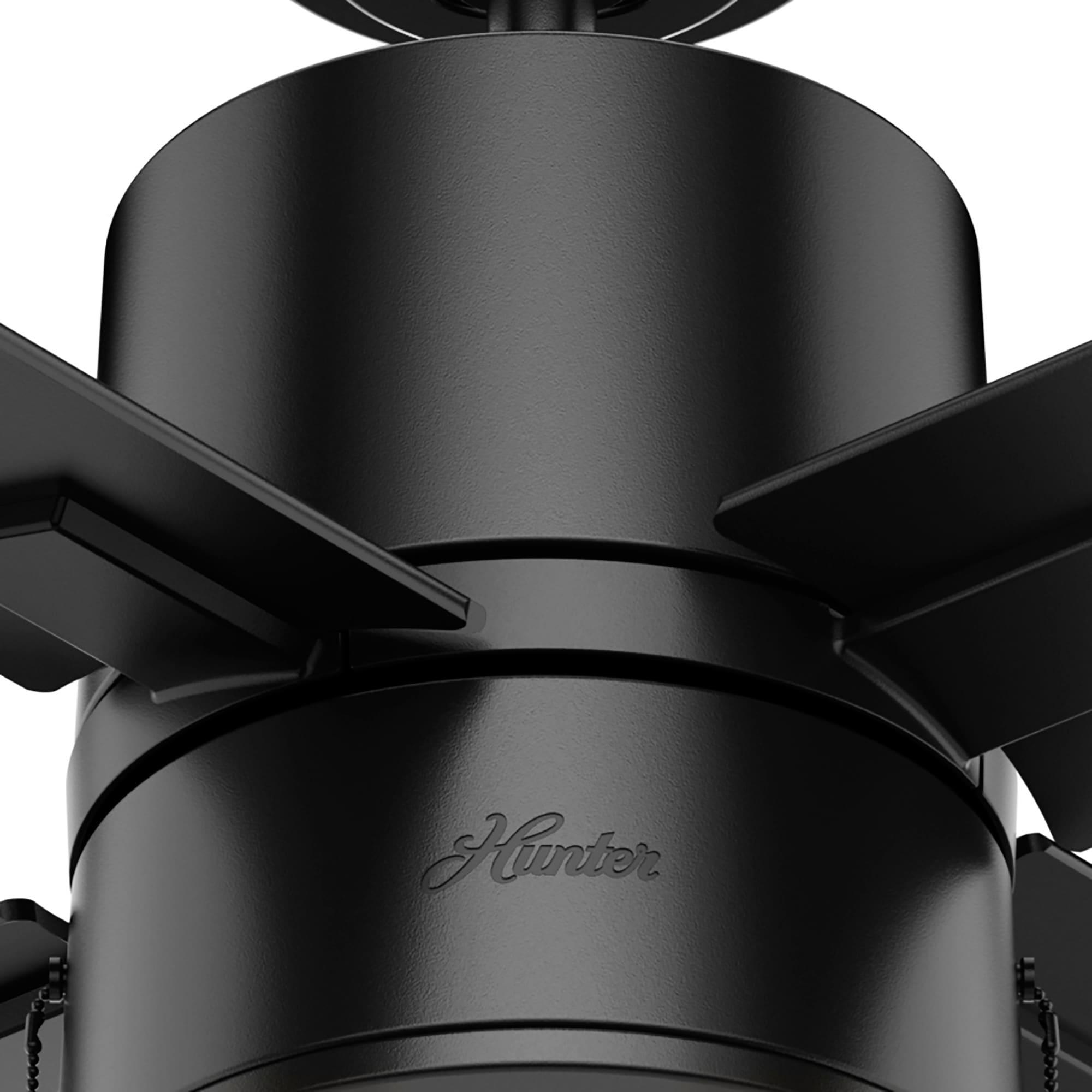 Hunter Fan 42" Beck 4 - Blade Standard Ceiling Fan with Pull Chain and Light Kit Included