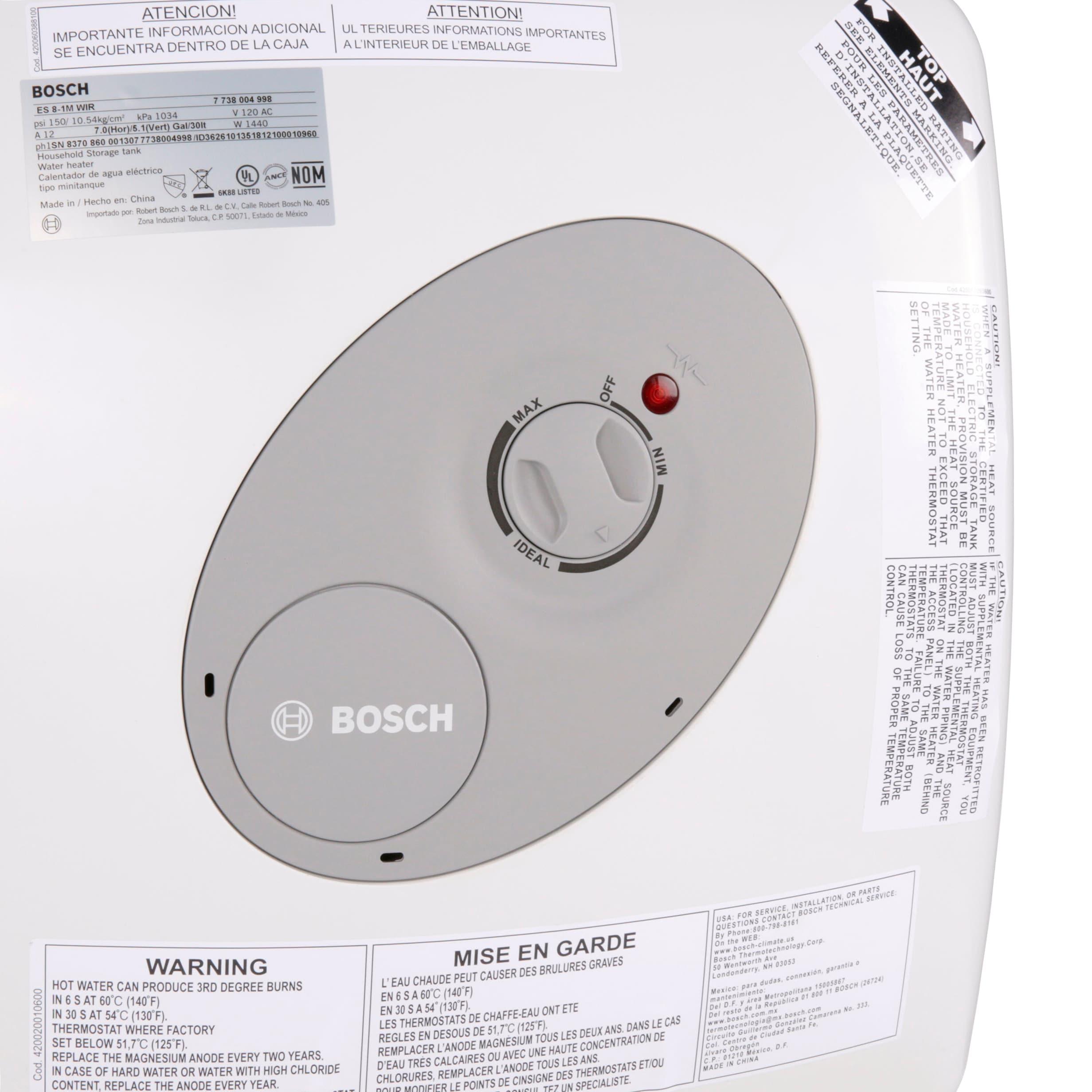 Bosch 7738004998 Tronic 3000T Point-of-Use Electric Mini-Tank Water Heater